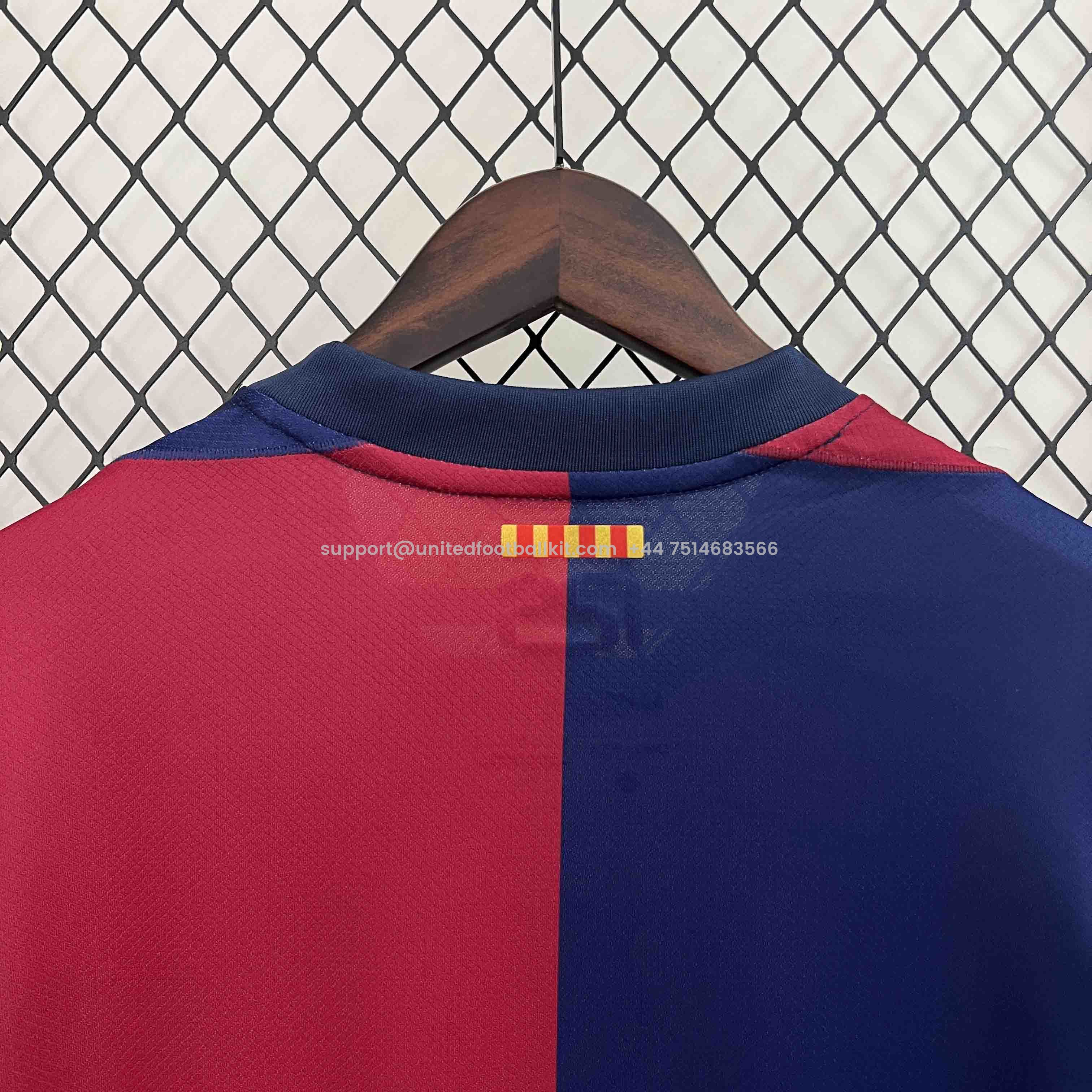 Unitedfootballkit.com | 【Copa del Rey Patch Set】Barcelona 24-25 Home Jersey - Fans Version -Customize Name, Number and Patch | Worldwide Shipping