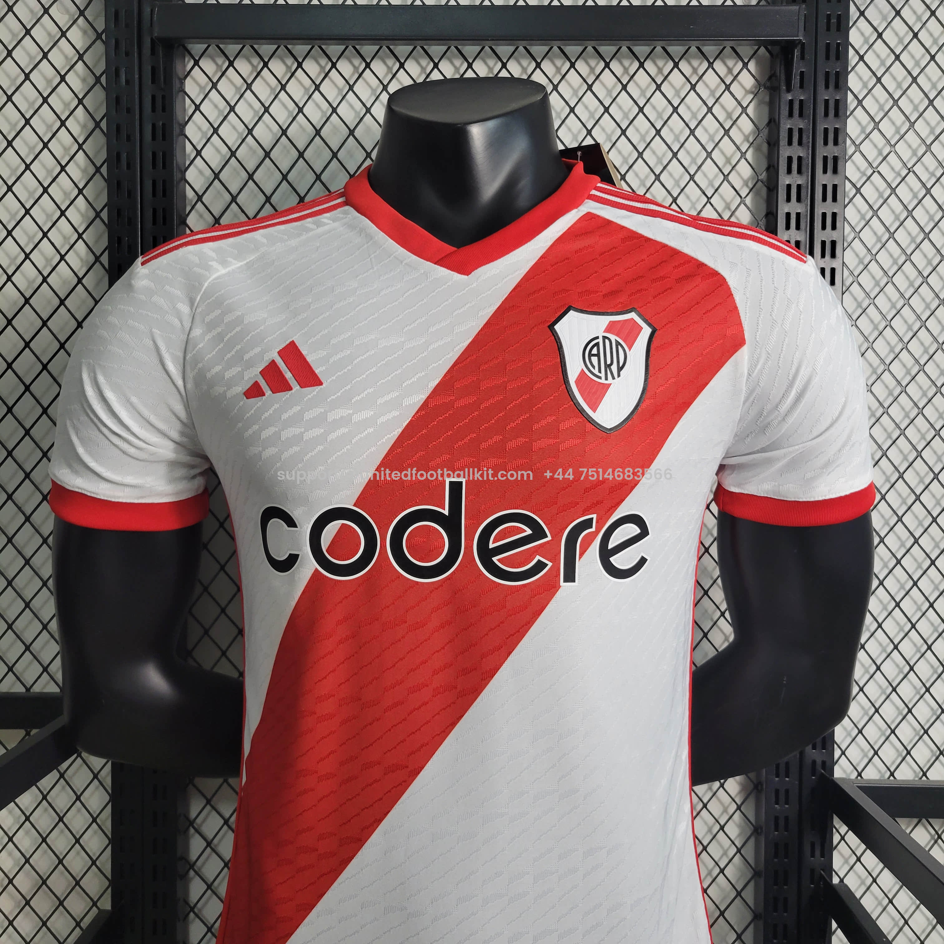 Unitedfootballkit.com | River Plate 2023 Home Stadium Jersey - Player Version -Customize Name, Number and Patch | Worldwide Shipping