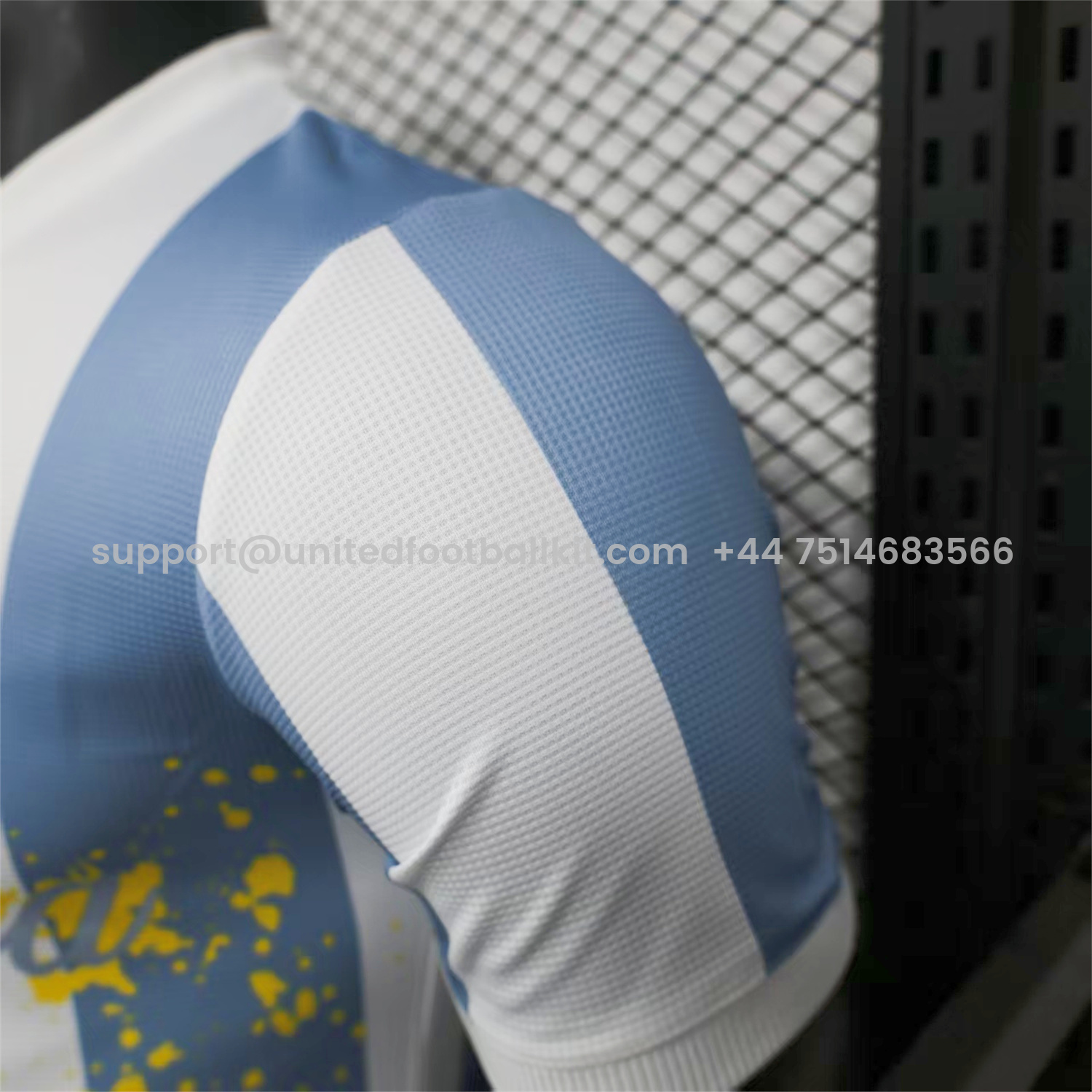 Unitedfootballkit.com | Argentina 25-26 50th Anniversary Messi Graffiti Special Jersey - Player Version -Customize Name, Number and Patch | Worldwide Shipping