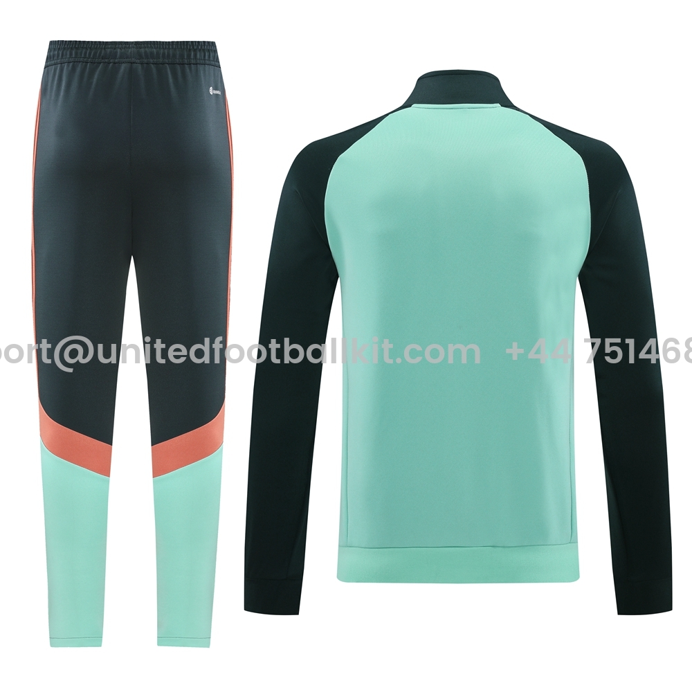 Unitedfootballkit.com | Bayern Munich 24-25 Jacket Training Tracksuit - Green -Customize Name, Number and Patch | Worldwide Shipping