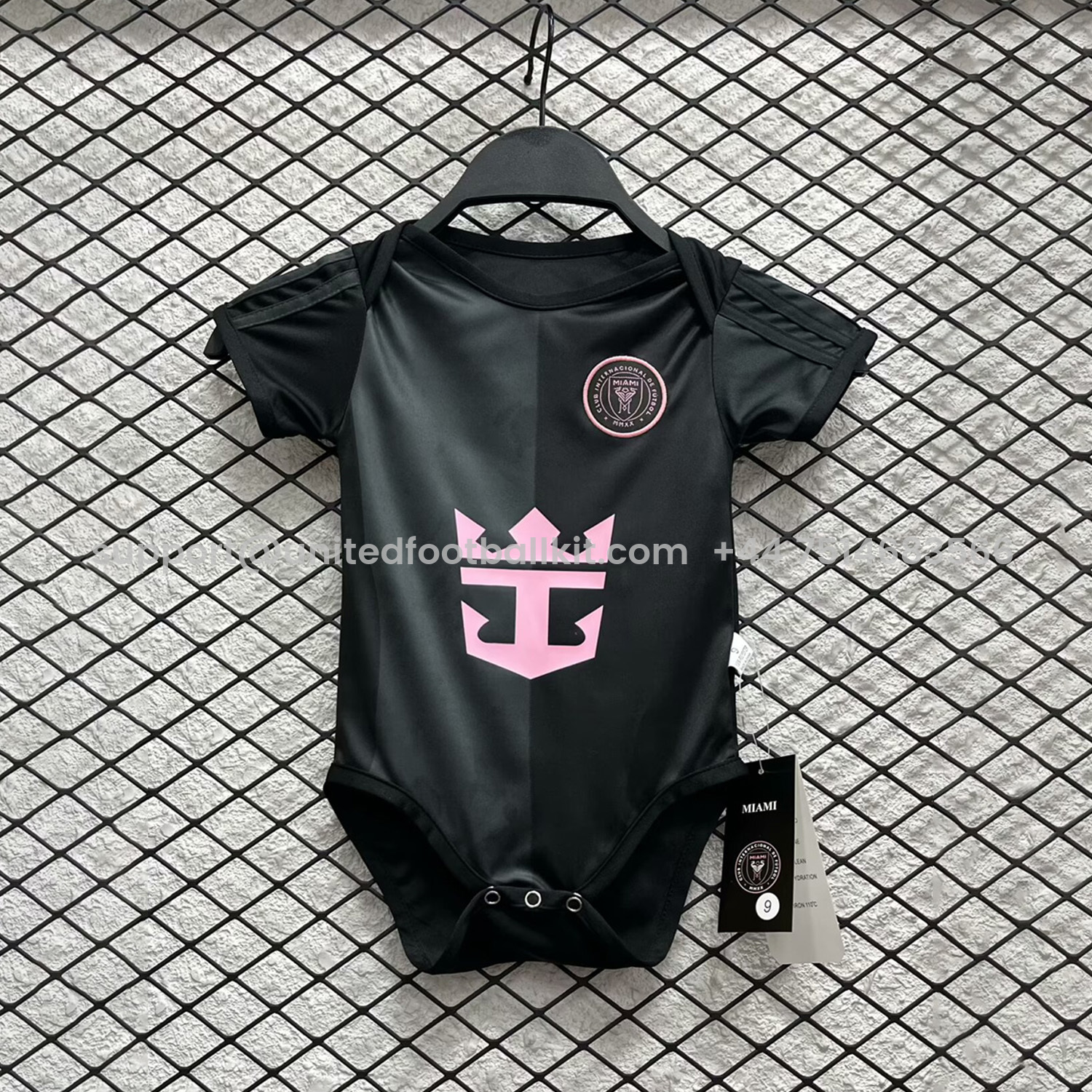 Unitedfootballkit.com | INT M.A.M 2025 Away Baby Crawling Suit -Customize Name, Number and Patch | Worldwide Shipping