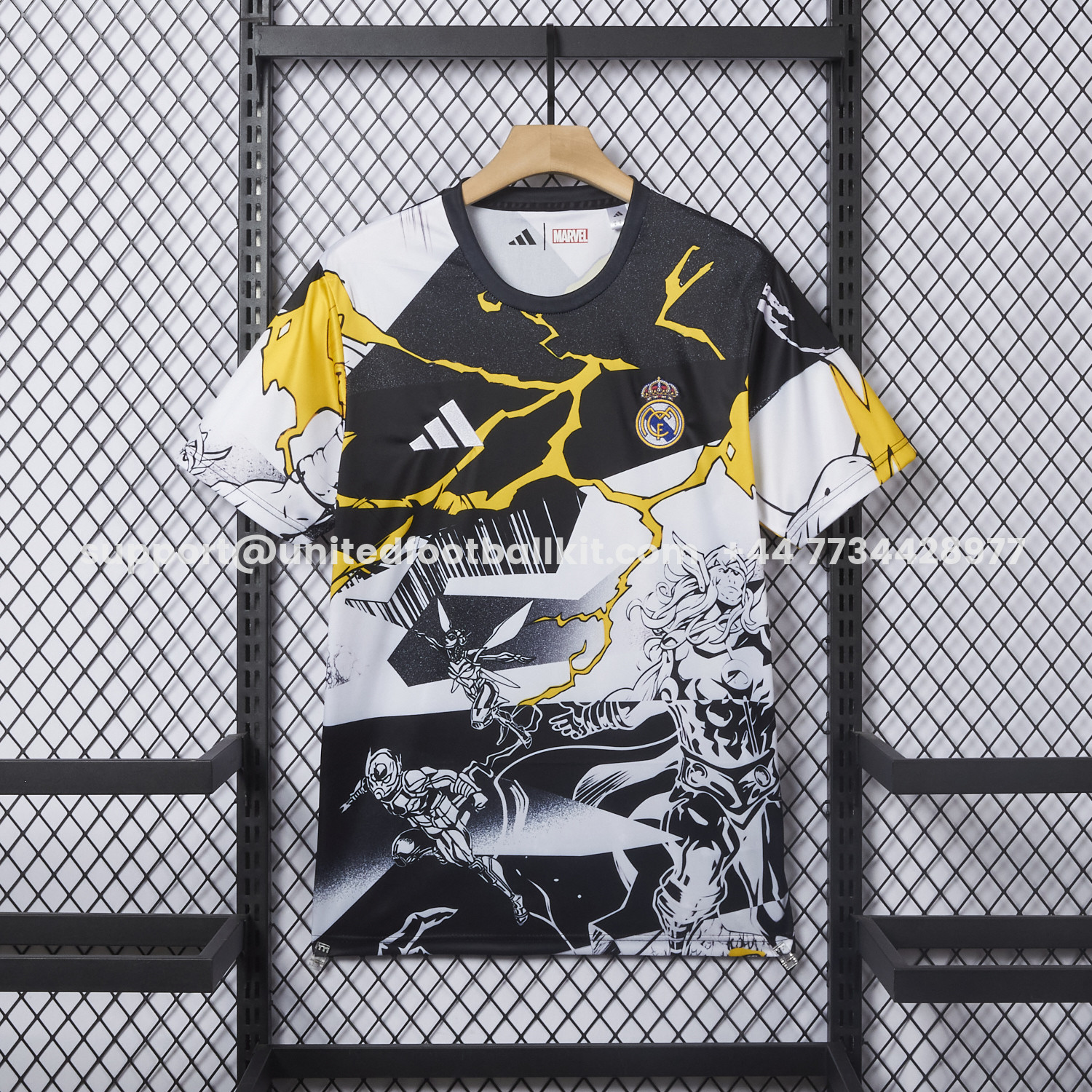 Unitedfootballkit.com | Real Madrid 25-26 Comics Special Jersey - Fans Version -Customize Name, Number and Patch | Worldwide Shipping