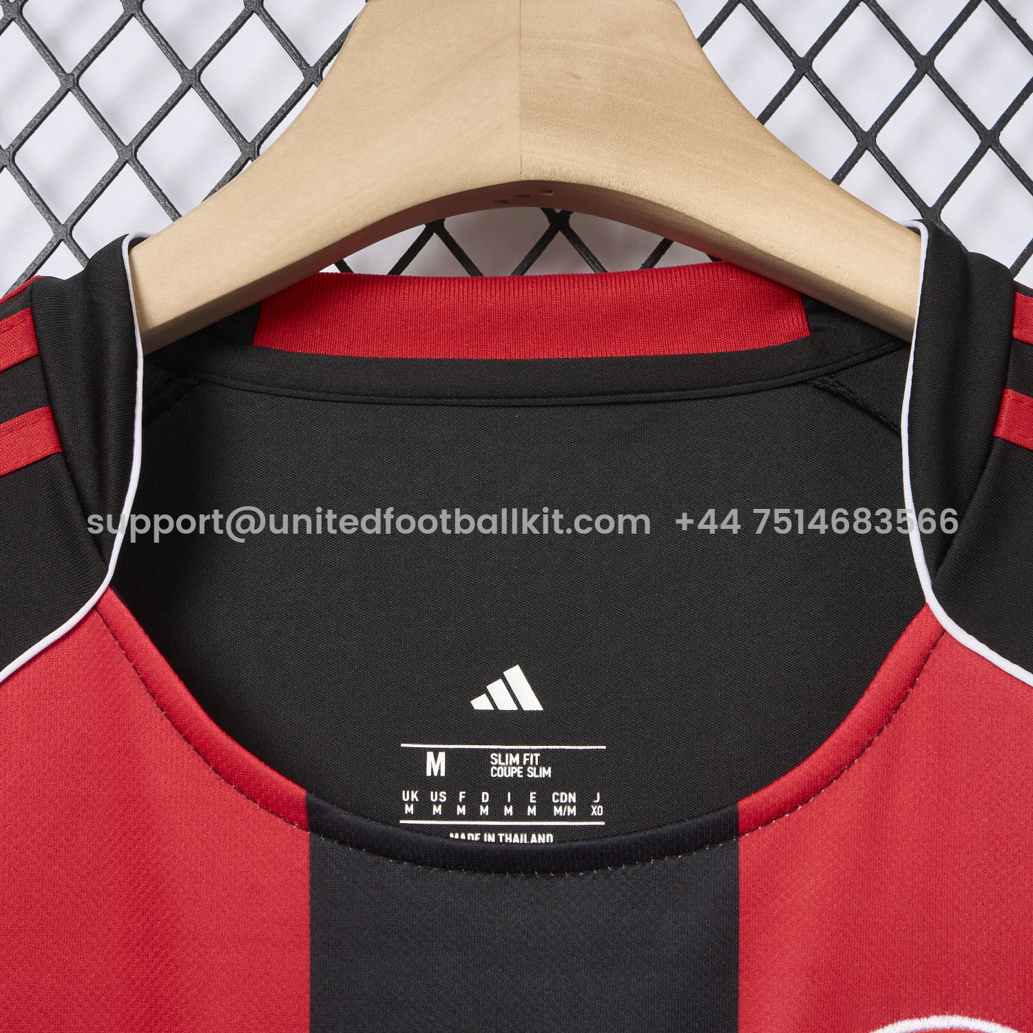 Unitedfootballkit.com | Frankfurt 25-26 Home Red Jersey - Fans Version -Customize Name, Number and Patch | Worldwide Shipping