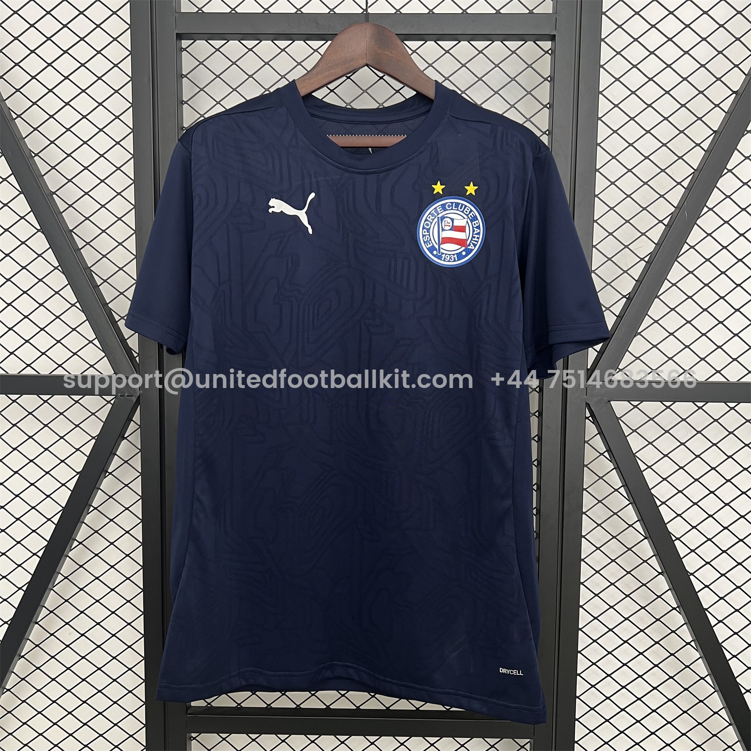 Unitedfootballkit.com | Bahia 25-26 Deep Blue Training Jersey - Fans Version -Customize Name, Number and Patch | Worldwide Shipping