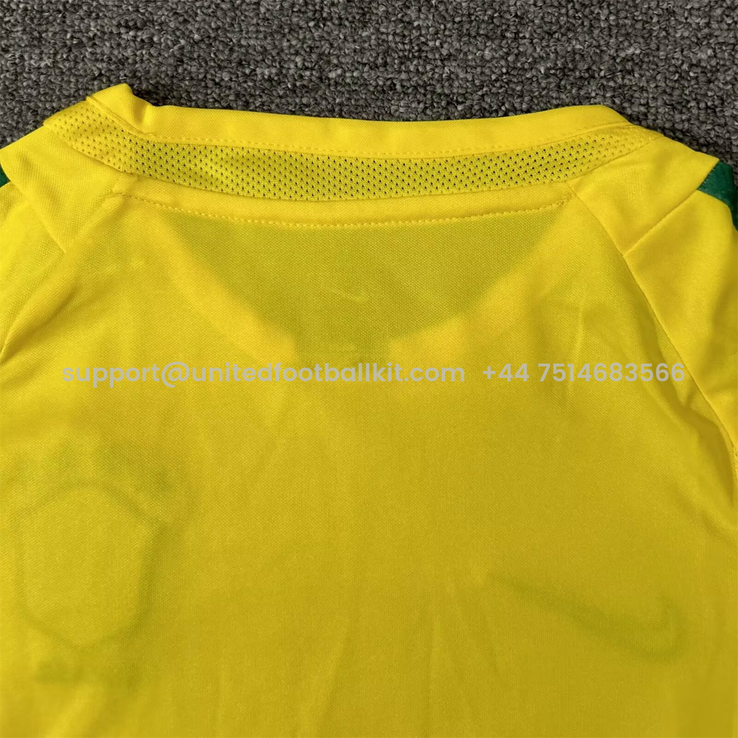 Unitedfootballkit.com | Retro Brazil 2002 Home Long Sleeves Kids Kit -Customize Name, Number and Patch | Worldwide Shipping