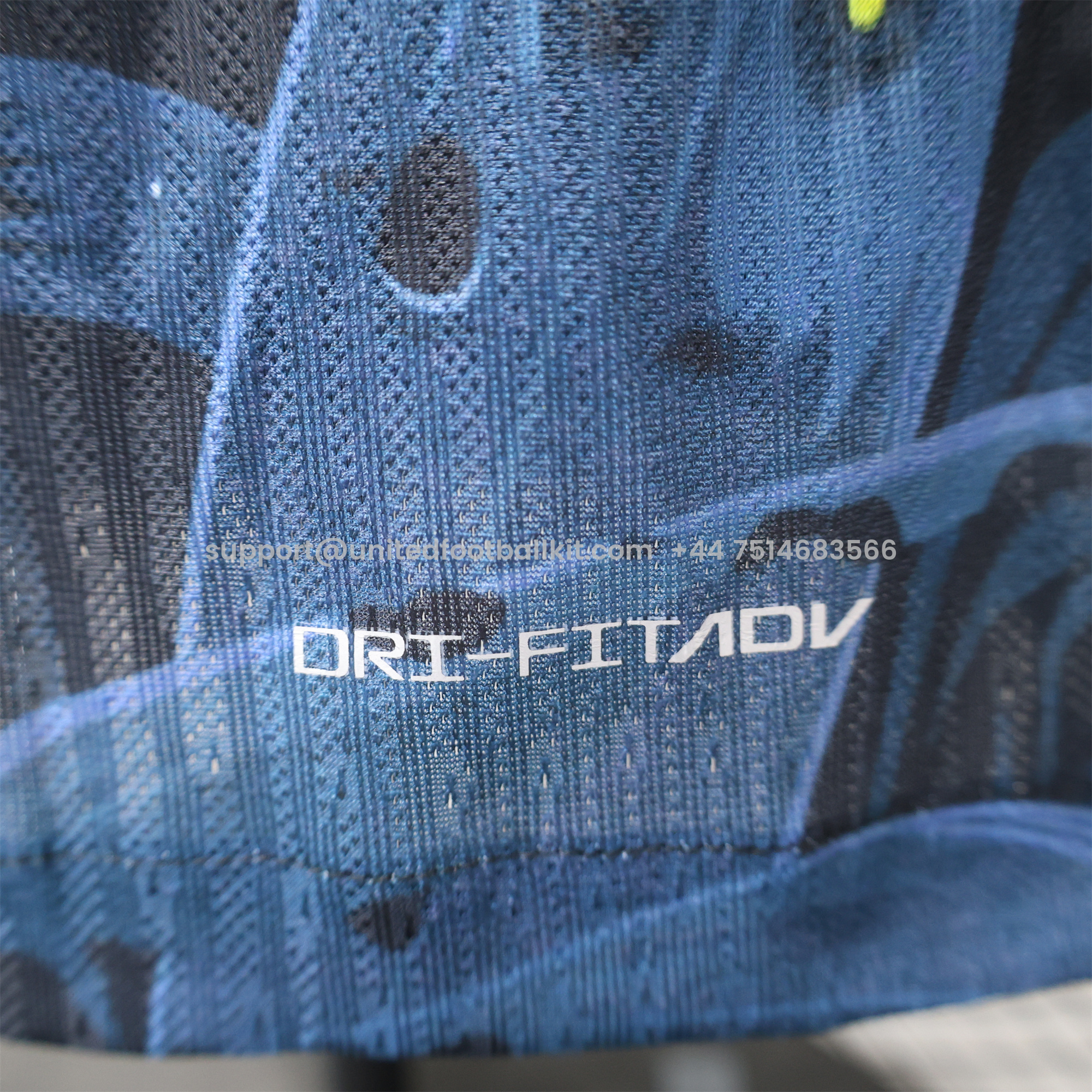 Unitedfootballkit.com | Brazil 2024 Black Blue Tiger Jersey - Player Version -Customize Name, Number and Patch | Worldwide Shipping