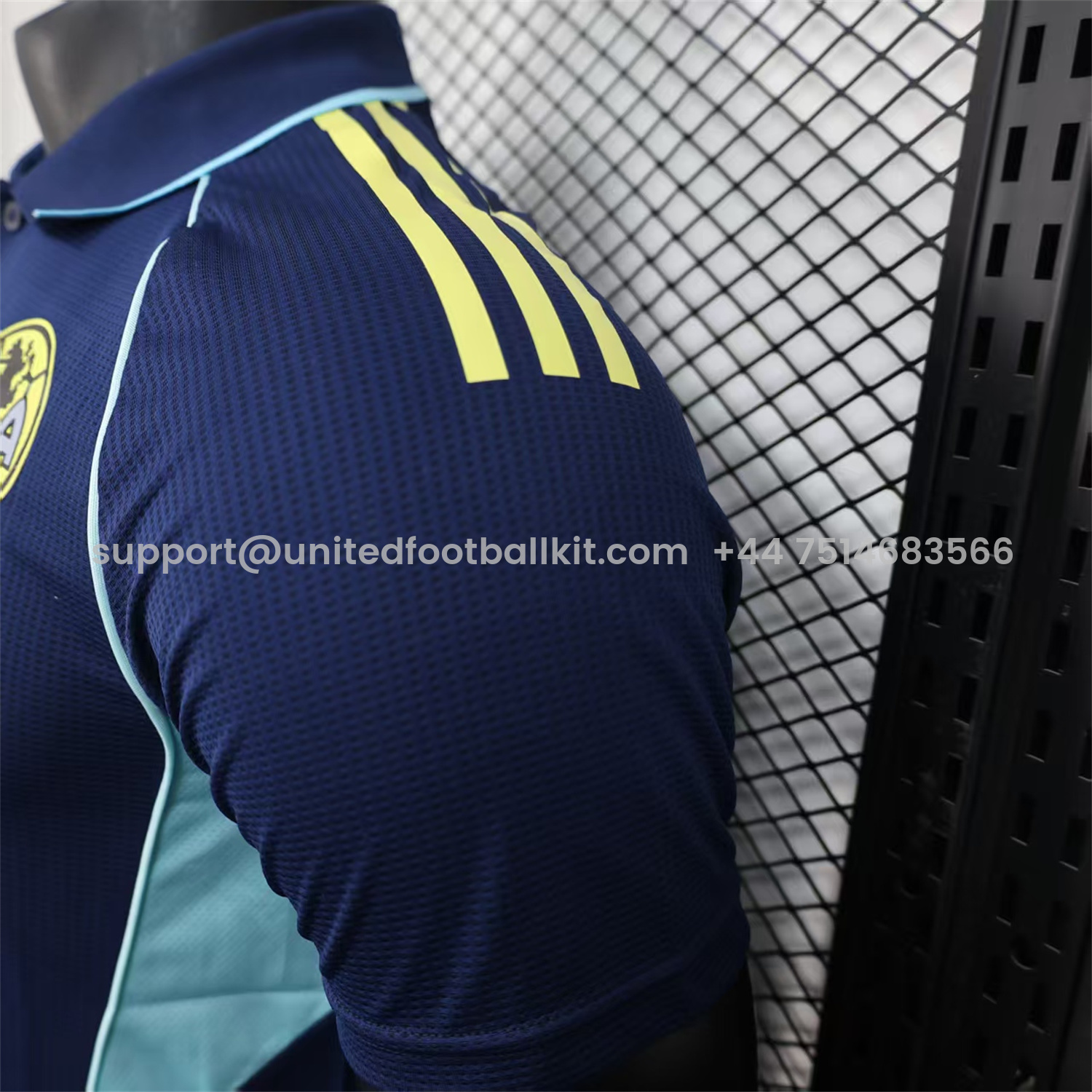 Unitedfootballkit.com | Club América 25-26 Navy Blue Travel Training Jersey - Player Version -Customize Name, Number and Patch | Worldwide Shipping