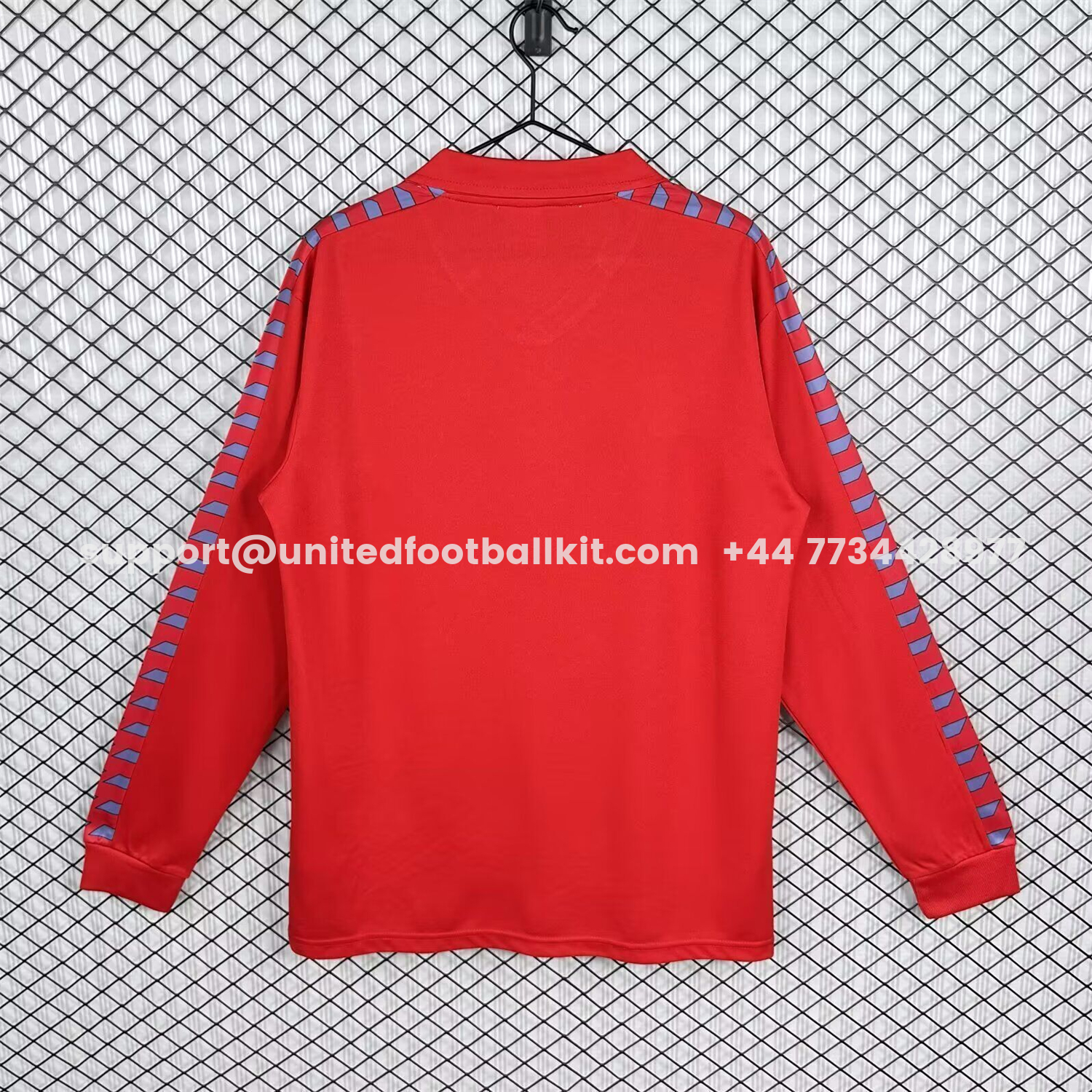 Unitedfootballkit.com | Retro Osasuna 1983-84 Home Long Sleeves Jersey -Customize Name, Number and Patch | Worldwide Shipping