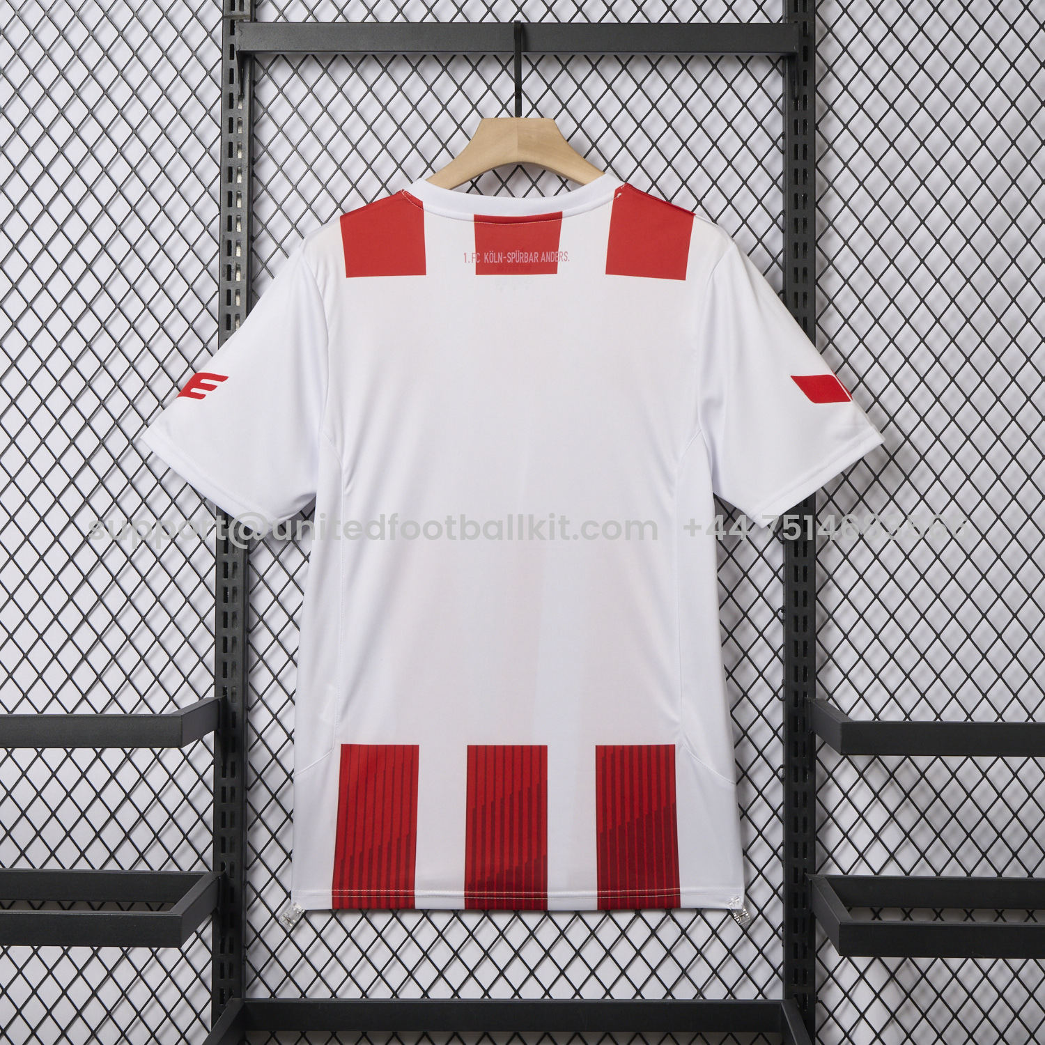 Unitedfootballkit.com | Retro 1. FC Köln 2017-18 Home Jersey -Customize Name, Number and Patch | Worldwide Shipping
