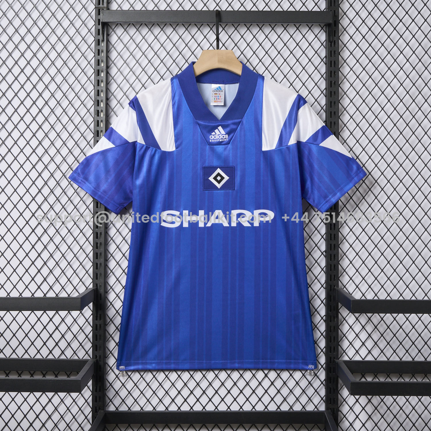 Unitedfootballkit.com | Retro Hamburger SV 1992-93 Third Jersey -Customize Name, Number and Patch | Worldwide Shipping