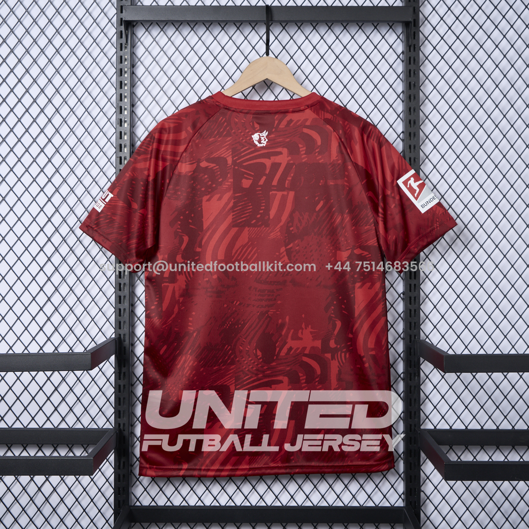 Unitedfootballkit.com | Kaiserslautern 24-25 Home Jersey - Fans Version -Customize Name, Number and Patch | Worldwide Shipping
