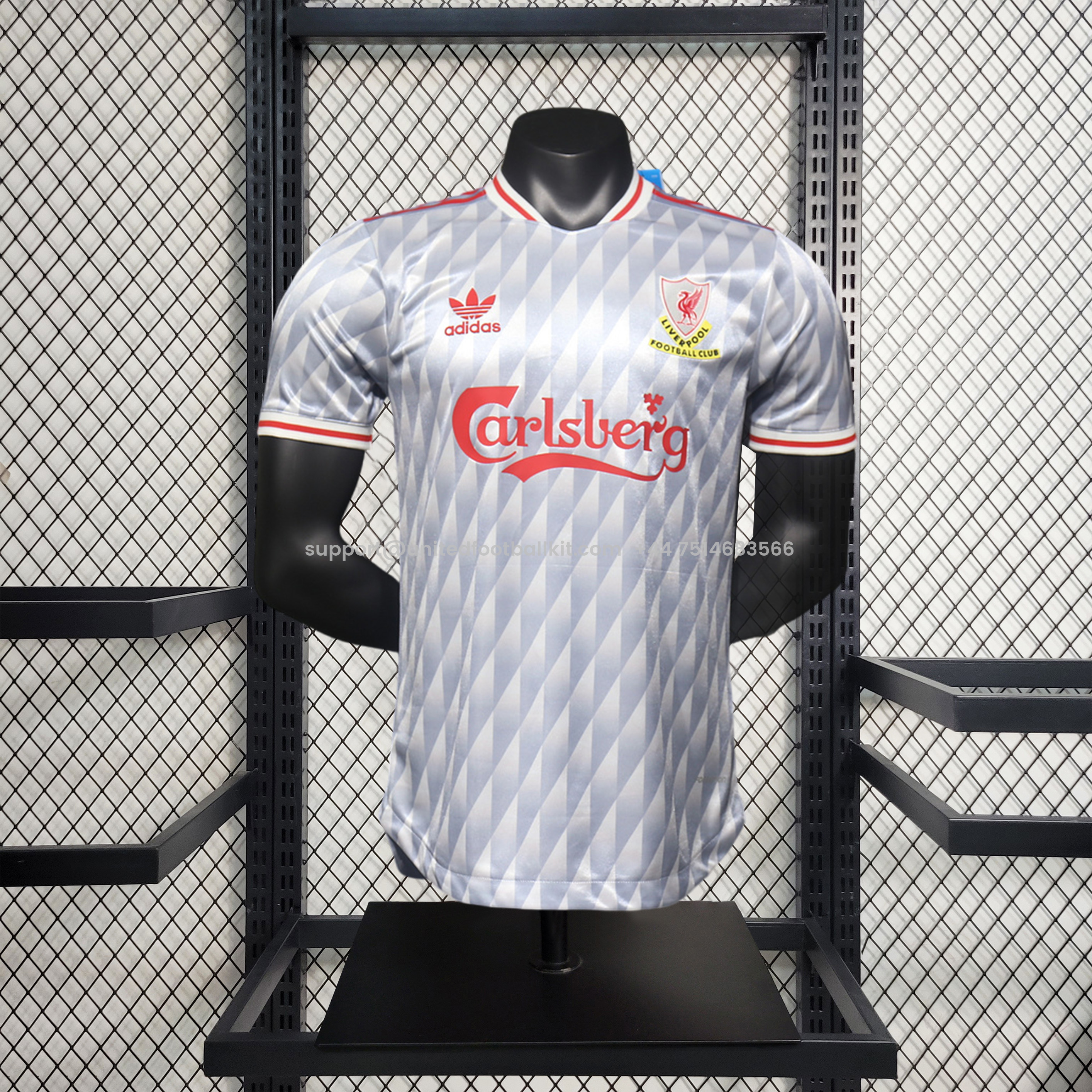 Unitedfootballkit.com | Liver.pool X THE BEATLES 24-25 Grey Special Edition Jersey - Player Version -Customize Name, Number and Patch | Worldwide Shipping