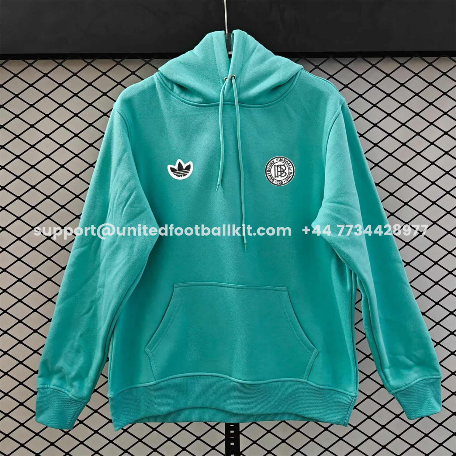 Unitedfootballkit.com | Germany 2026 Terrace Icon DFB Unisex Pullover Hoodie -Customize Name, Number and Patch | Worldwide Shipping