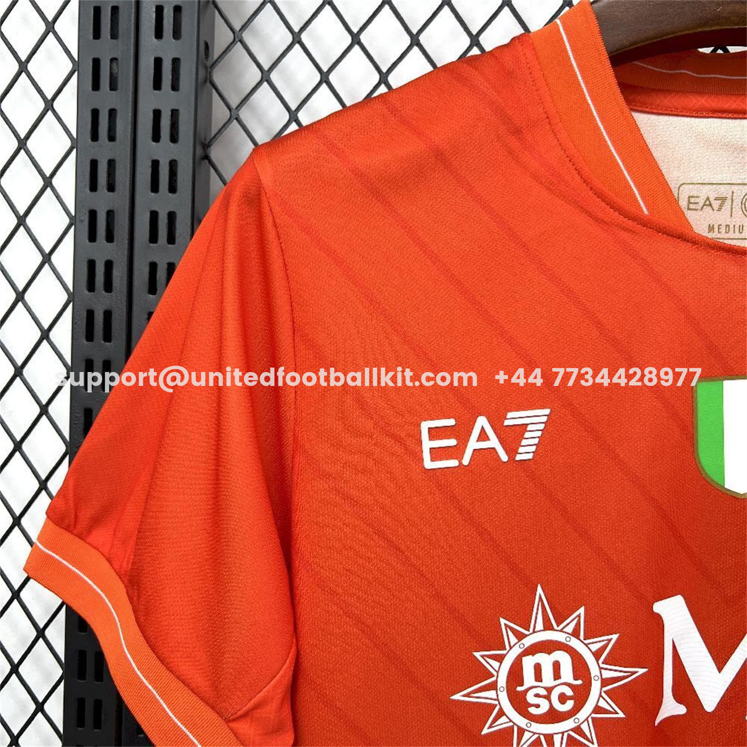 Unitedfootballkit.com | Napoli 25-26 Goalkeeper Orange Jersey - Fans Version -Customize Name, Number and Patch | Worldwide Shipping