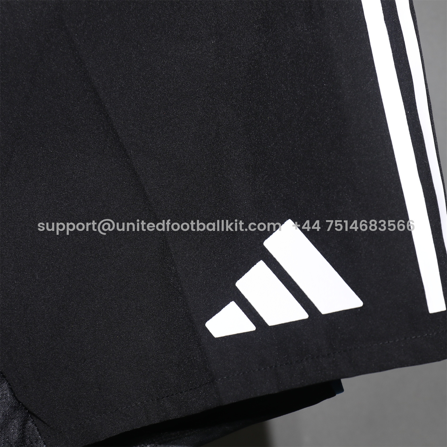 Unitedfootballkit.com | Newcastle United 25-26 Home Black Shorts - Player Version -Customize Name, Number and Patch | Worldwide Shipping