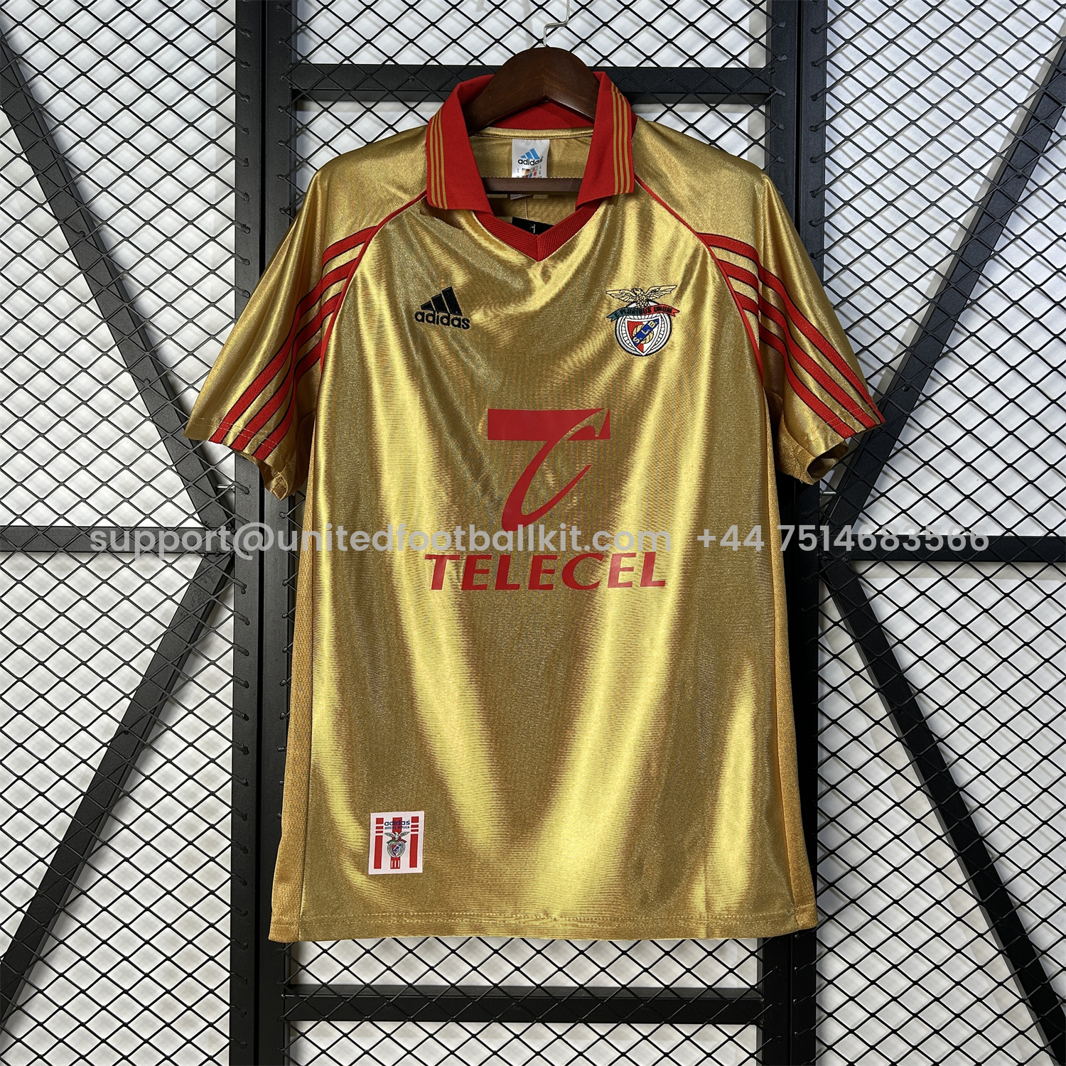 Unitedfootballkit.com | Retro Benfica 1998-99 Away Jersey -Customize Name, Number and Patch | Worldwide Shipping