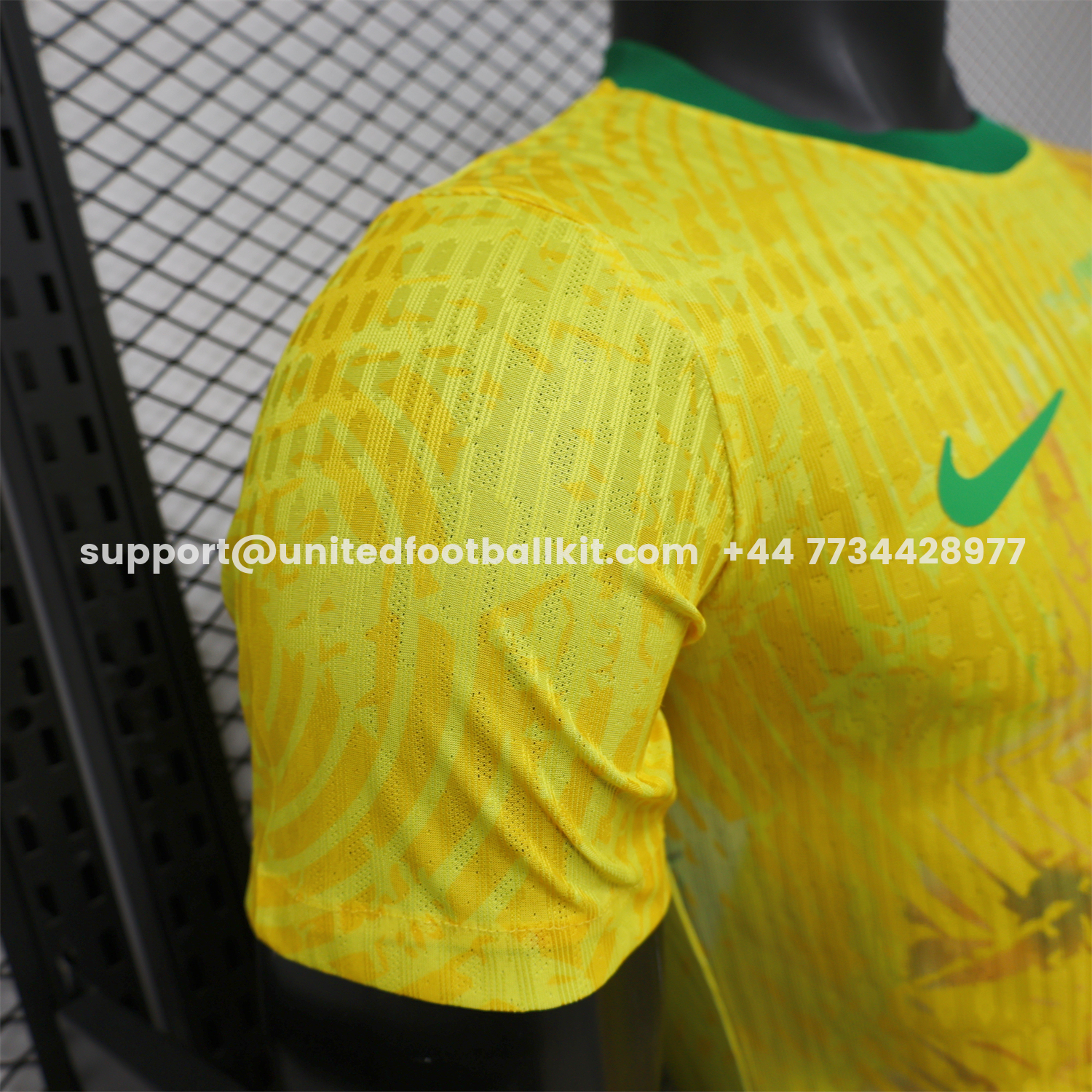 Unitedfootballkit.com | Brazil 2026 Yellow Waves Special Jersey - Player Version -Customize Name, Number and Patch | Worldwide Shipping