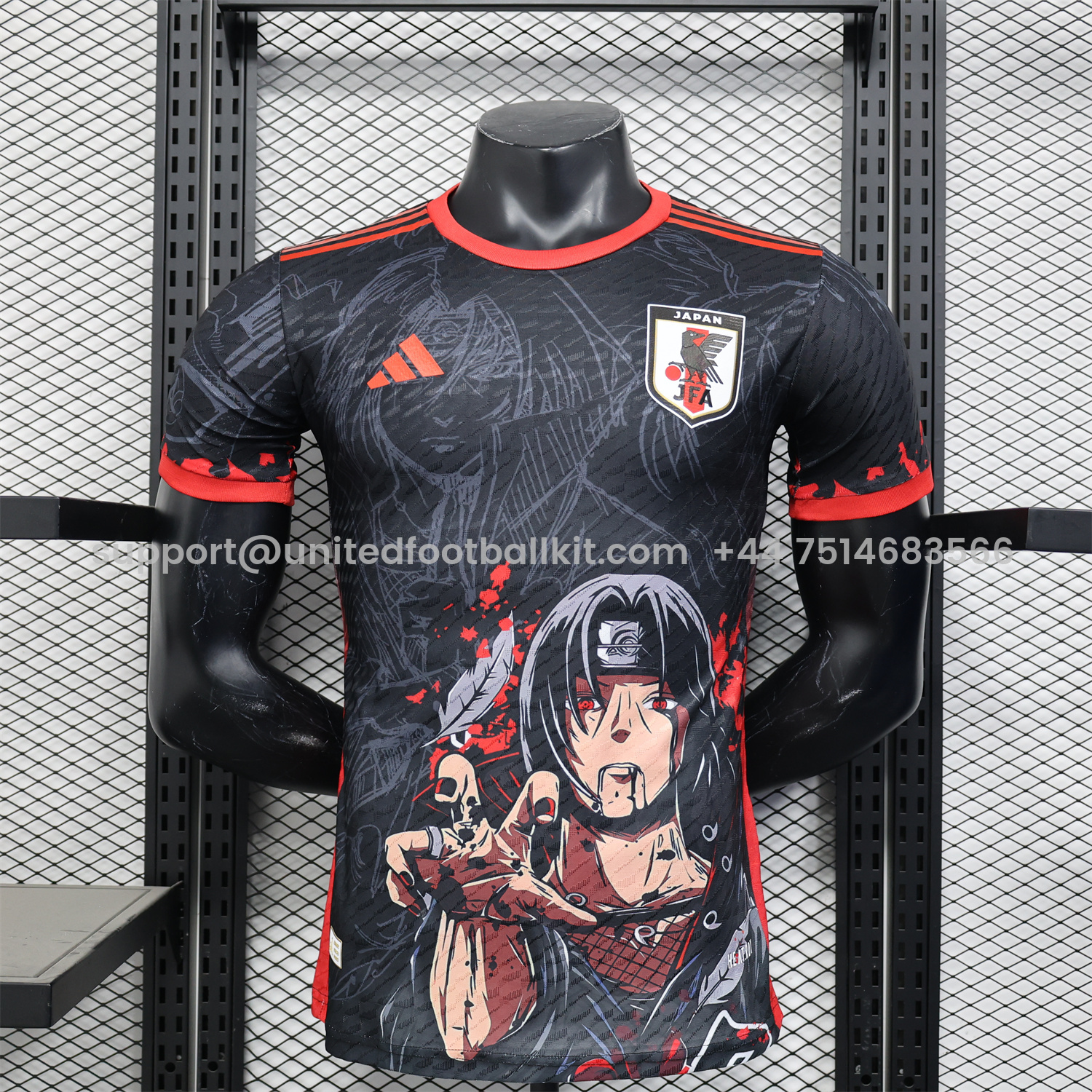 Unitedfootballkit.com | Japan 25-26 Uchiha Itachi Amaterasu Special Edition Jersey - Player Version -Customize Name, Number and Patch | Worldwide Shipping