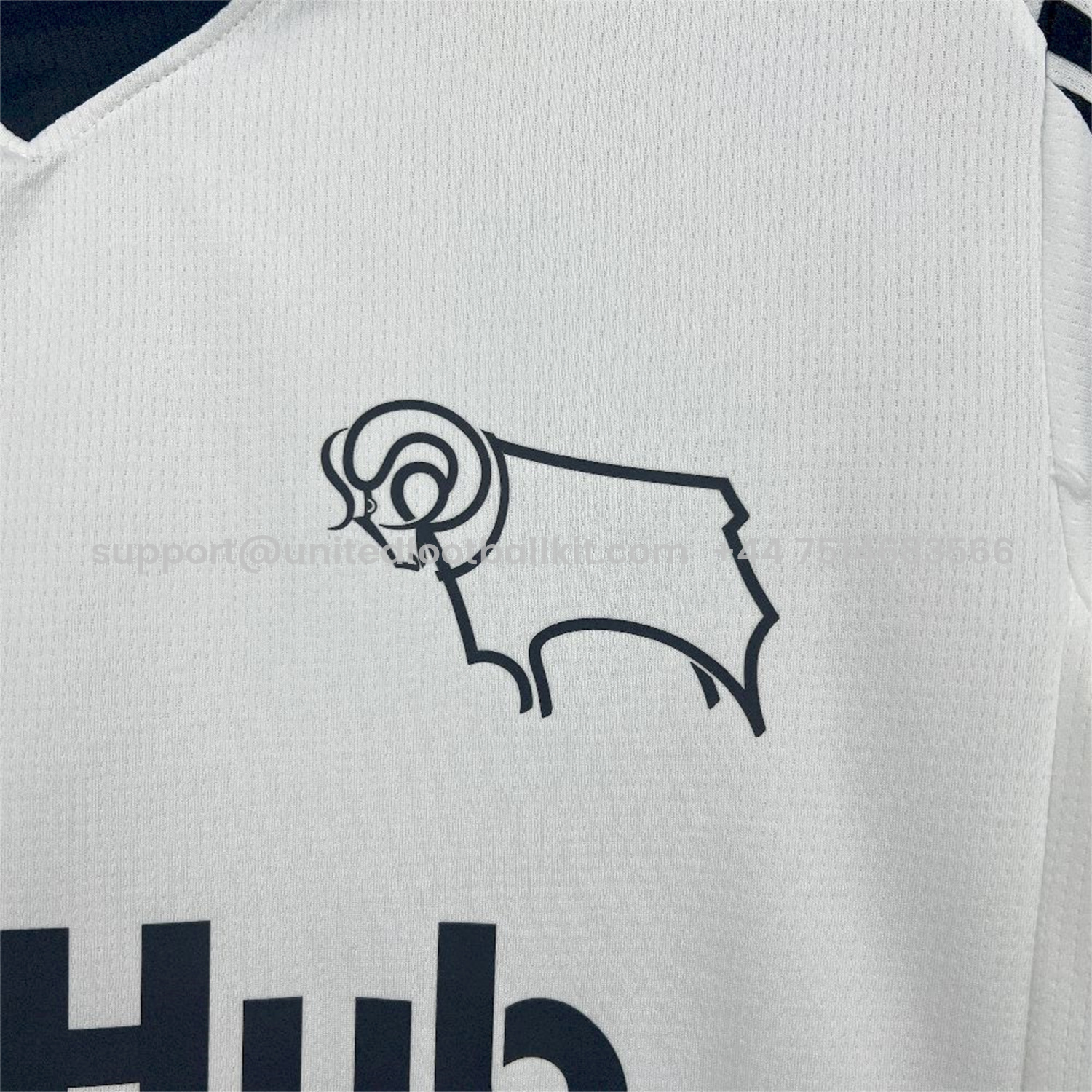 Unitedfootballkit.com | Derby County 25-26 Home Jersey - Fans Version -Customize Name, Number and Patch | Worldwide Shipping