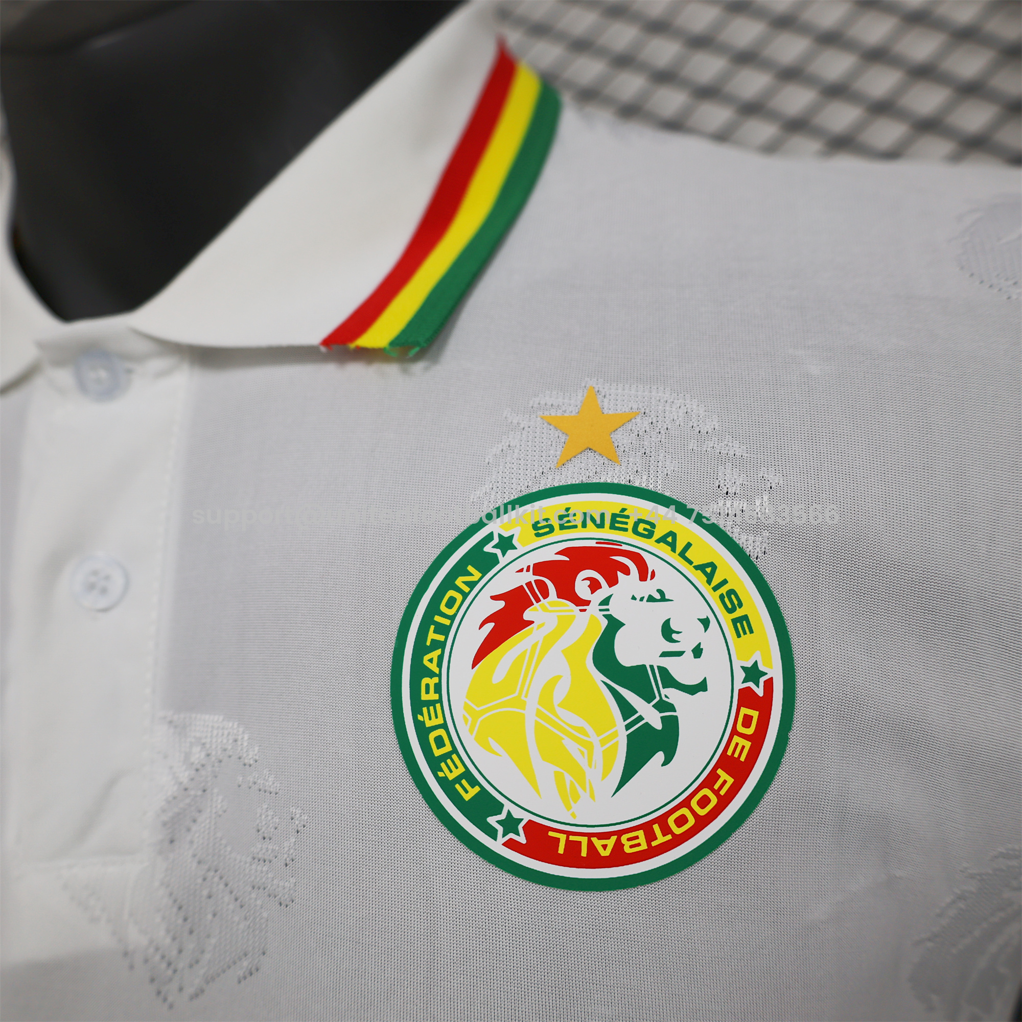 Unitedfootballkit.com | Senegal 2024 White Special Edition Jersey - Player Version -Customize Name, Number and Patch | Worldwide Shipping
