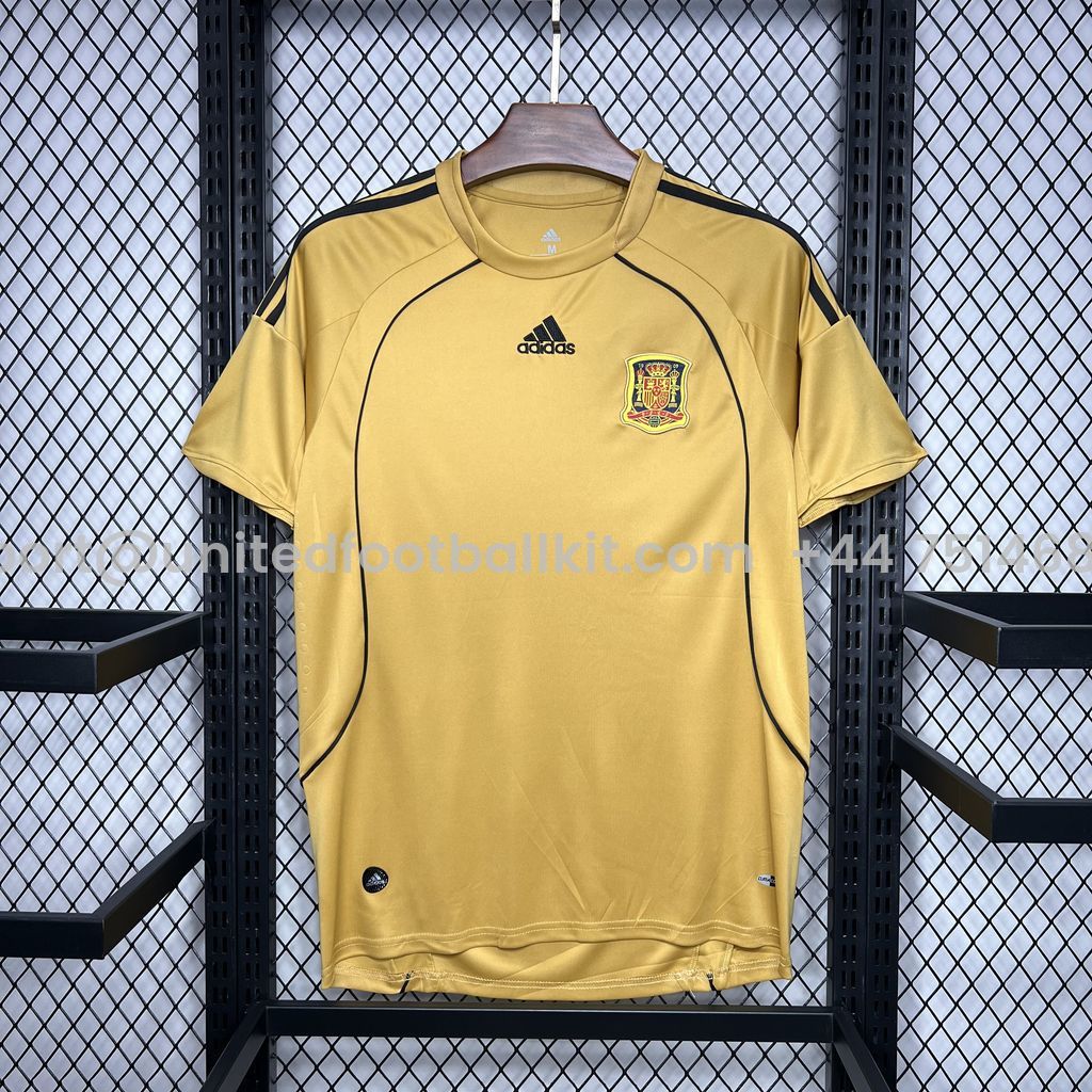 Unitedfootballkit.com | Retro Spain 2008 Away Jersey -Customize Name, Number and Patch | Worldwide Shipping