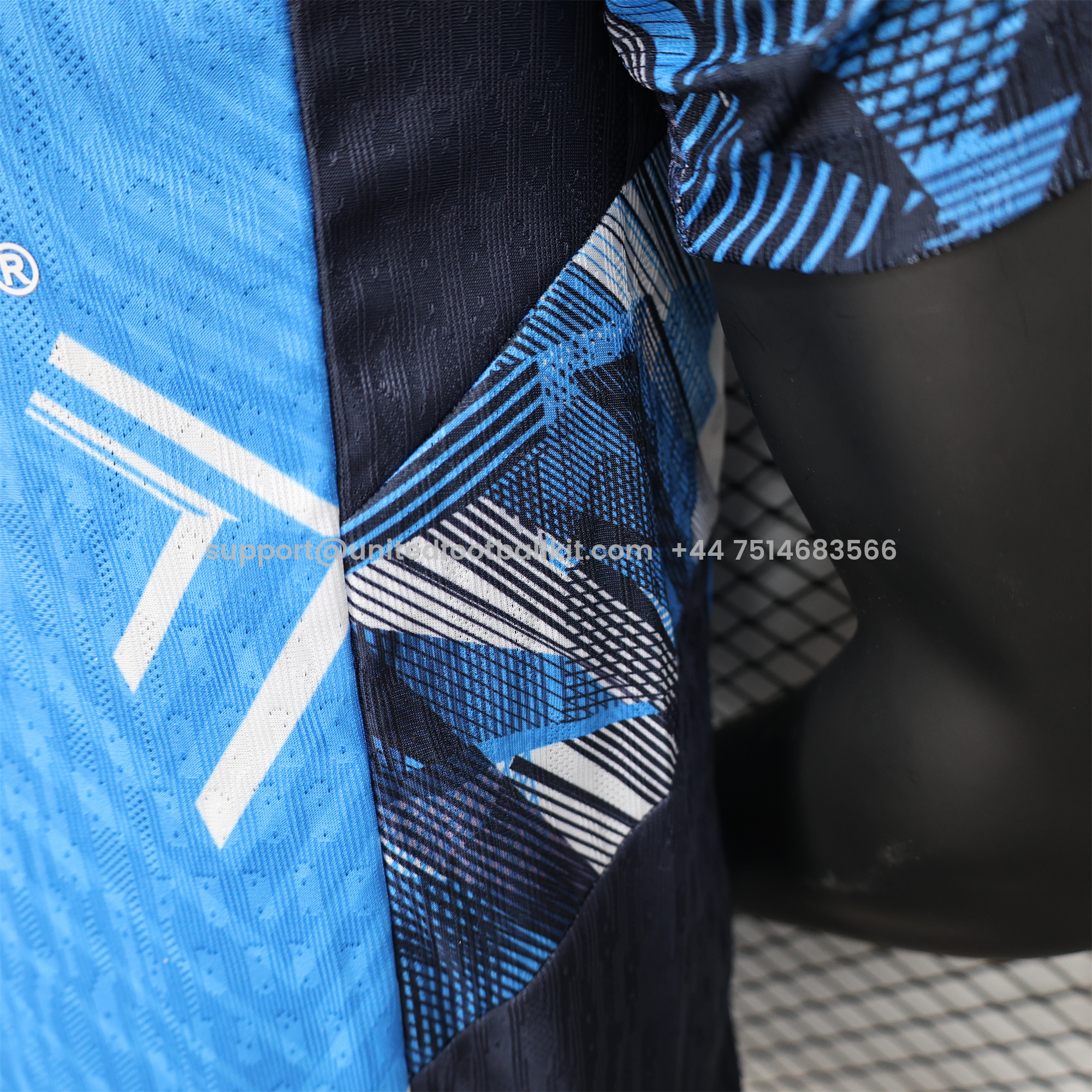 Unitedfootballkit.com | Napoli 24-25 Pre-Match Training Jersey - Player Version -Customize Name, Number and Patch | Worldwide Shipping