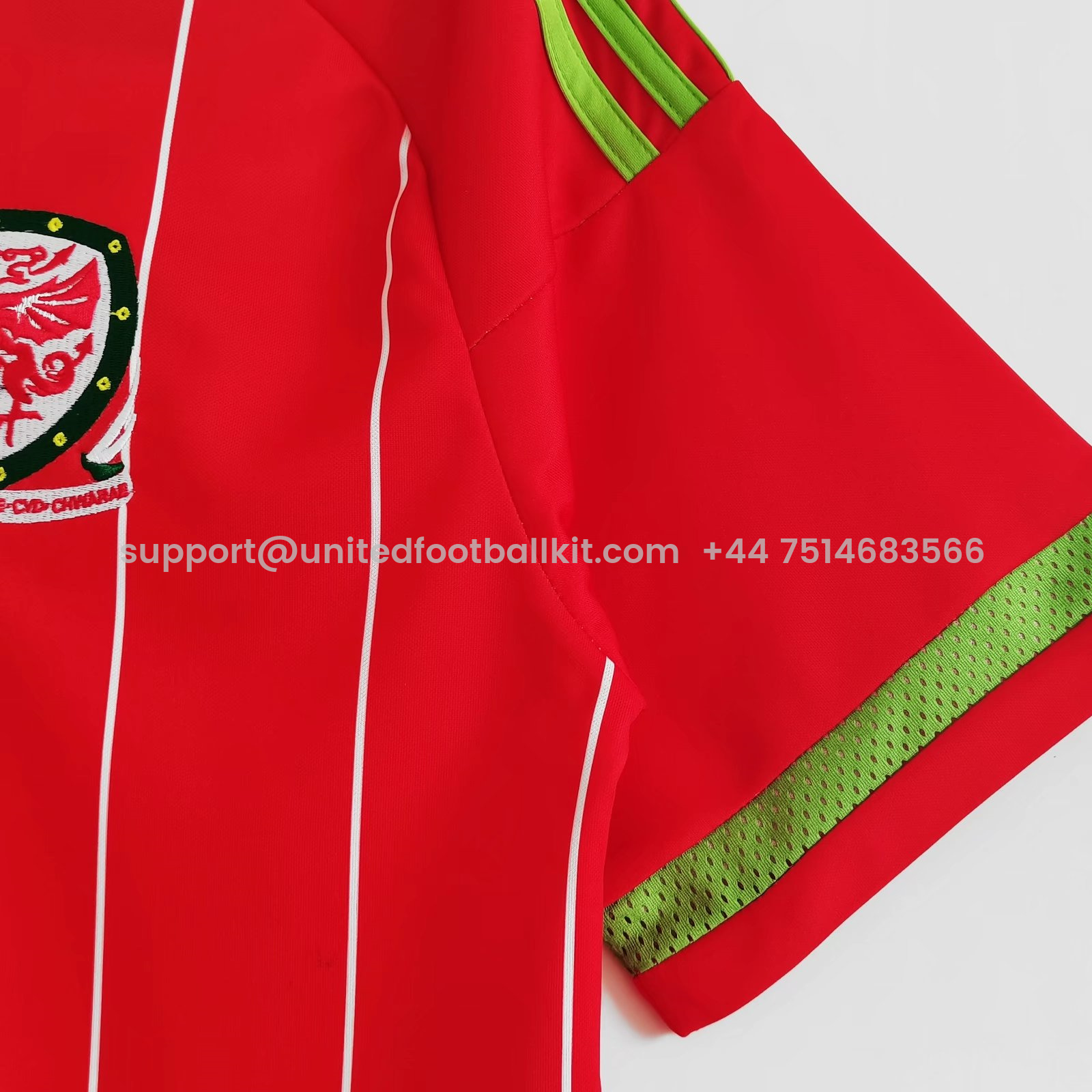 Unitedfootballkit.com | Retro Wales 2015 Home Stadium Jersey -Customize Name, Number and Patch | Worldwide Shipping