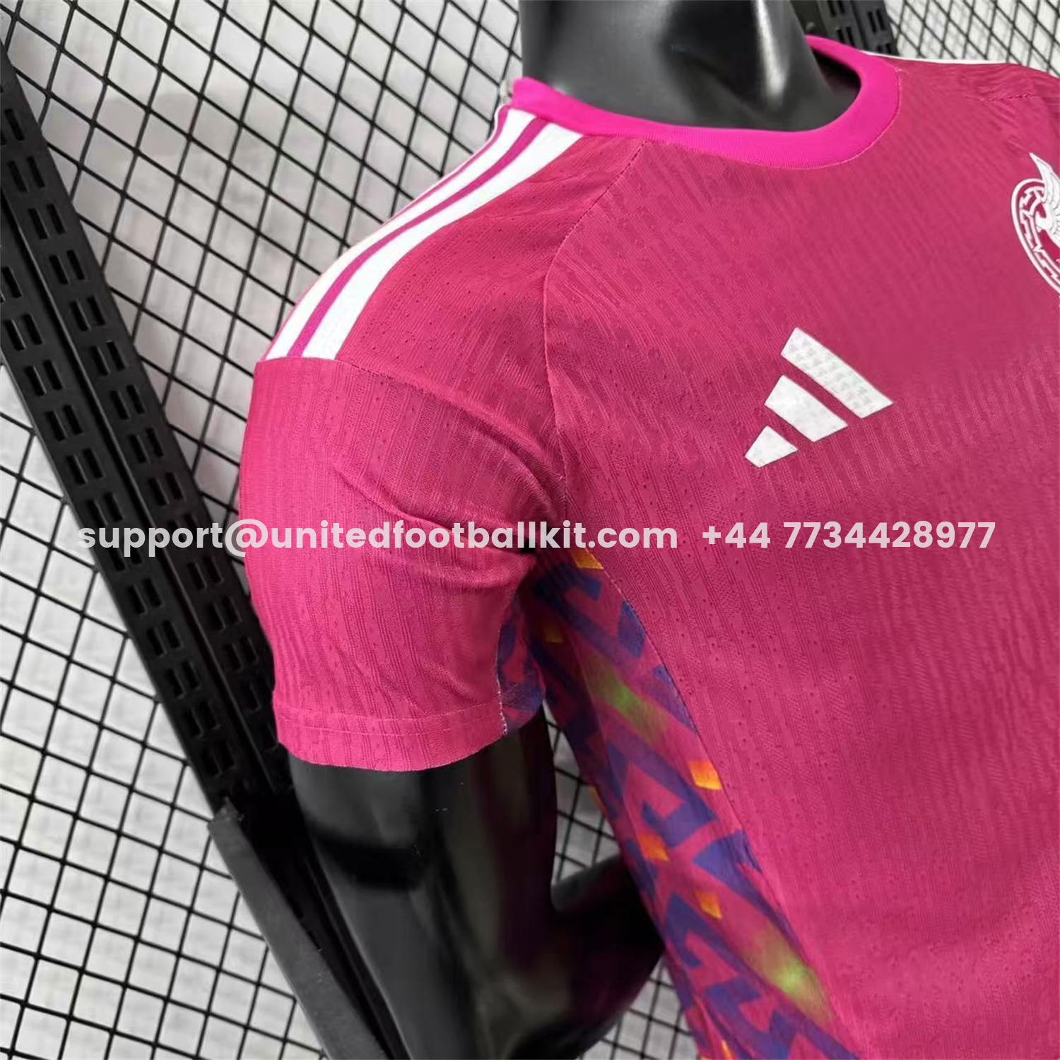 Unitedfootballkit.com | Mexico 2026 Pink Goalkeeper Jersey - Player Version -Customize Name, Number and Patch | Worldwide Shipping