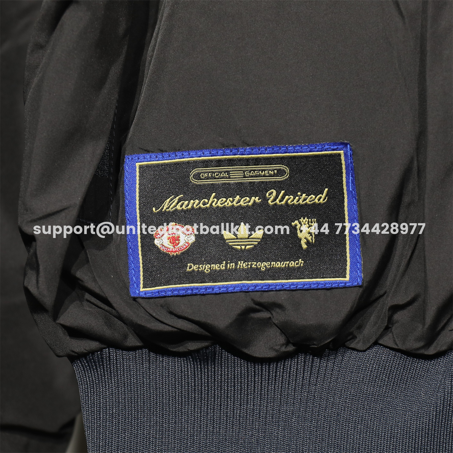 Unitedfootballkit.com | Manchester United 25-26 Double Sided Reversible Windbreaker - Black & Purple -Customize Name, Number and Patch | Worldwide Shipping