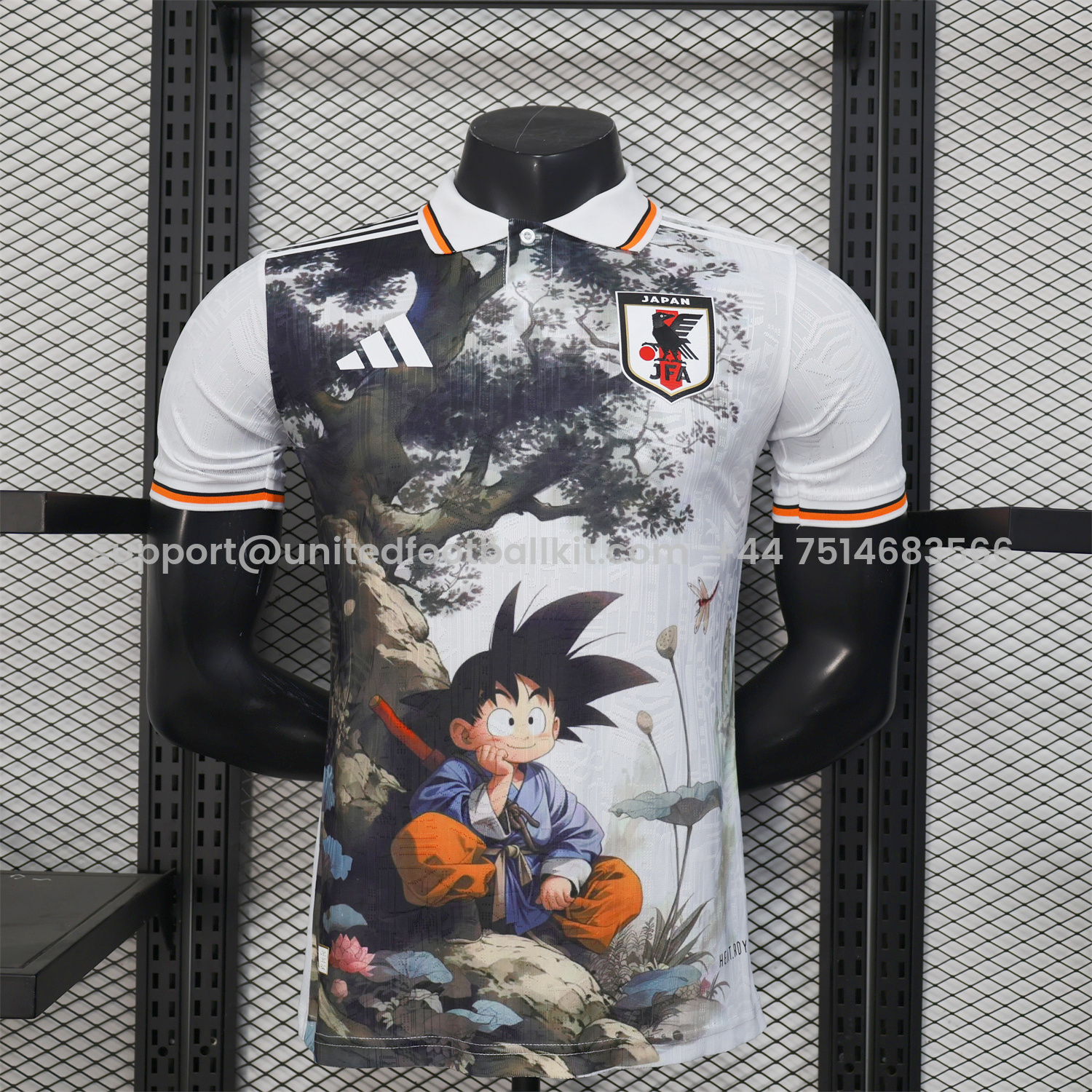 Unitedfootballkit.com | Japan 25-26 Son Goku Meditates Under The Tree Special Jersey - Player Version -Customize Name, Number and Patch | Worldwide Shipping