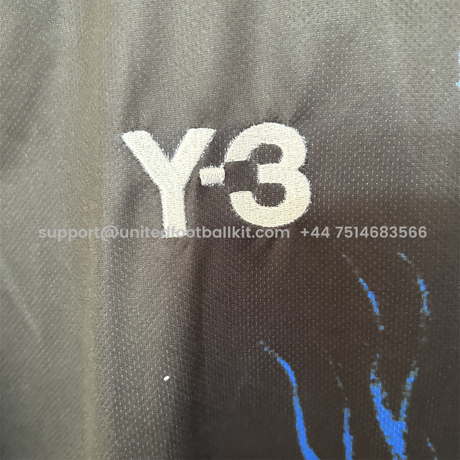 Unitedfootballkit.com | Japan 25-26 Y-3 Blue Flame Black Special Jersey - Fans Version -Customize Name, Number and Patch | Worldwide Shipping