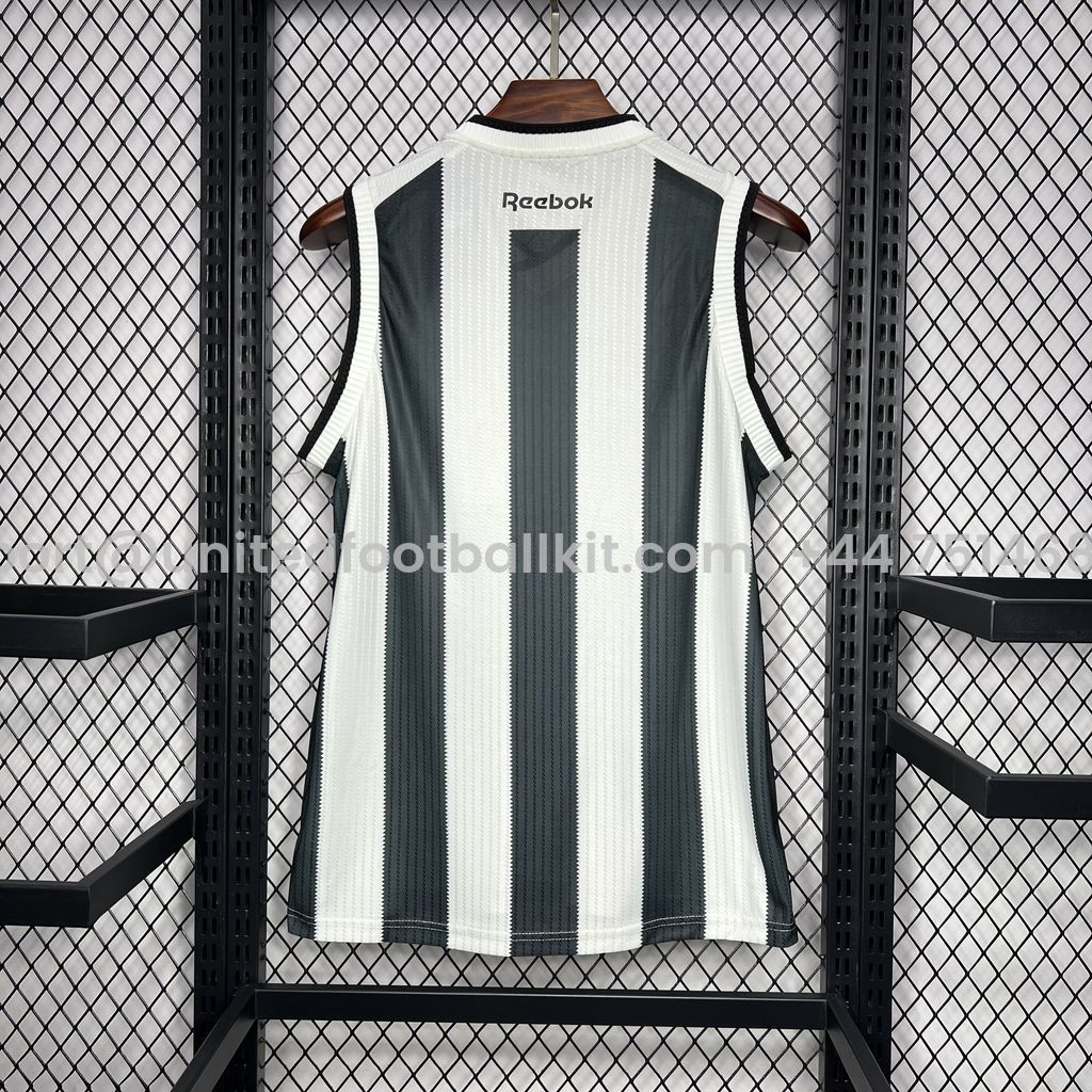 Unitedfootballkit.com | Botafogo 2024 Home Unsponsored Tank Top - Fans Version -Customize Name, Number and Patch | Worldwide Shipping