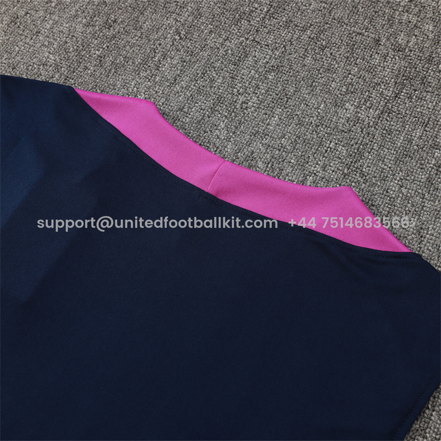 Unitedfootballkit.com | Barcelona 25-26 Vest Training Set - Deep Blue Black Vest and Shorts -Customize Name, Number and Patch | Worldwide Shipping