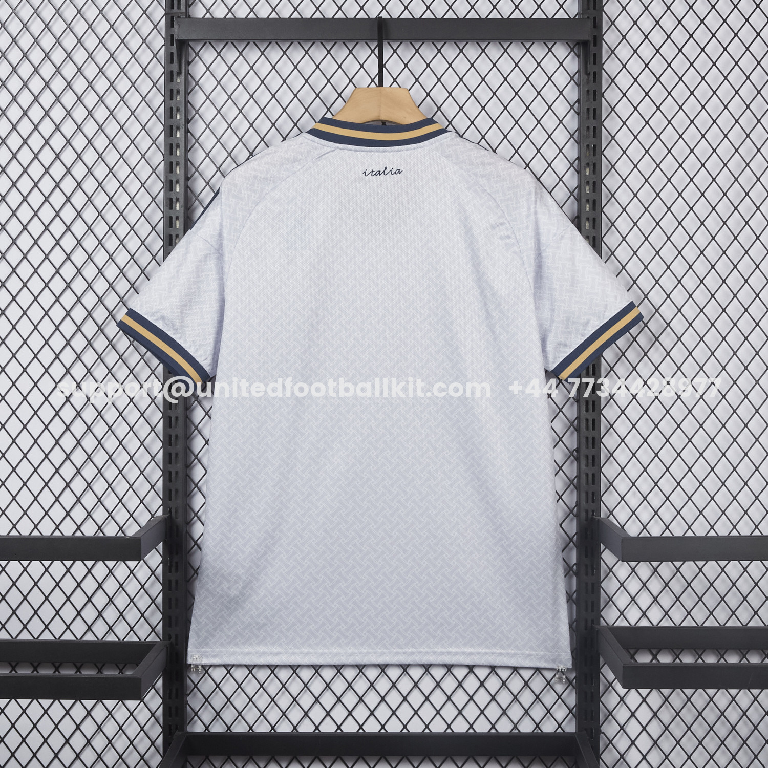 Unitedfootballkit.com | Italy 2026 Away Grey Jersey - Fans Version -Customize Name, Number and Patch | Worldwide Shipping