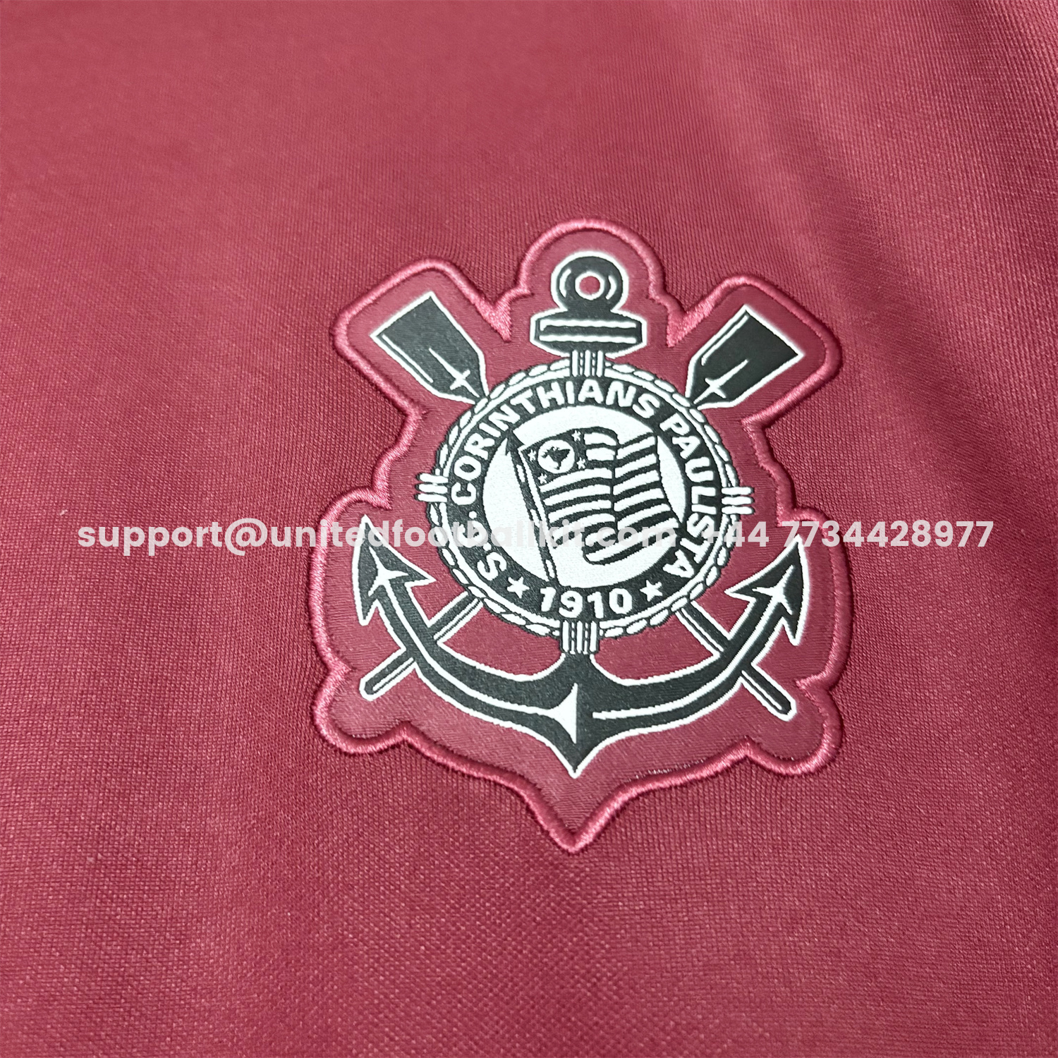 Unitedfootballkit.com | Corinthians 26-27 Maroon Special Jersey - Fans Version -Customize Name, Number and Patch | Worldwide Shipping