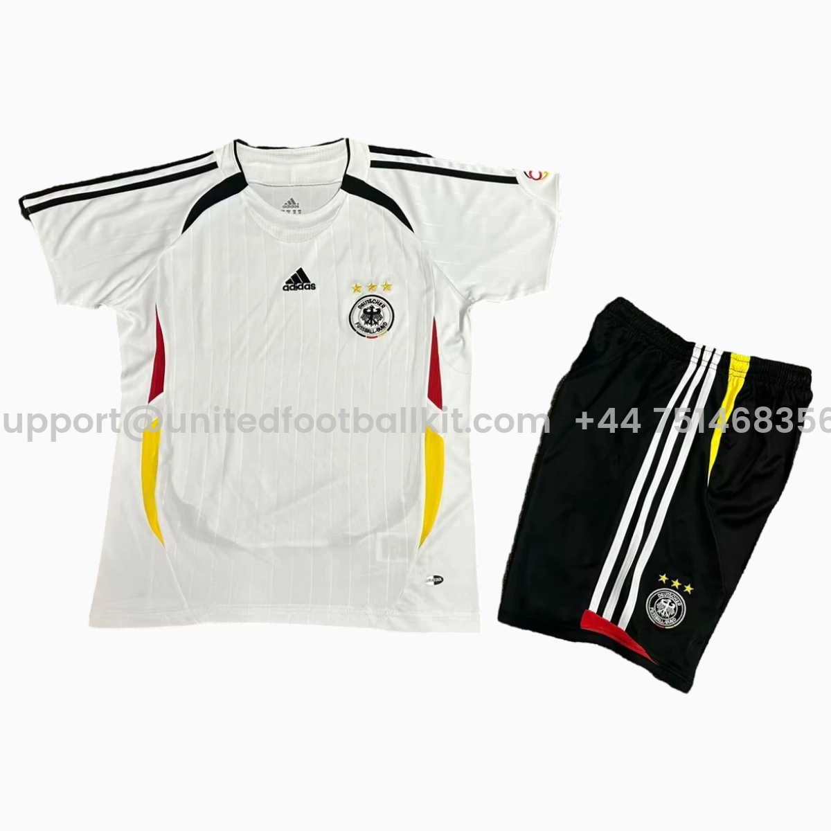 Unitedfootballkit.com | Retro Germany 2006 Home Kids Kit -Customize Name, Number and Patch | Worldwide Shipping