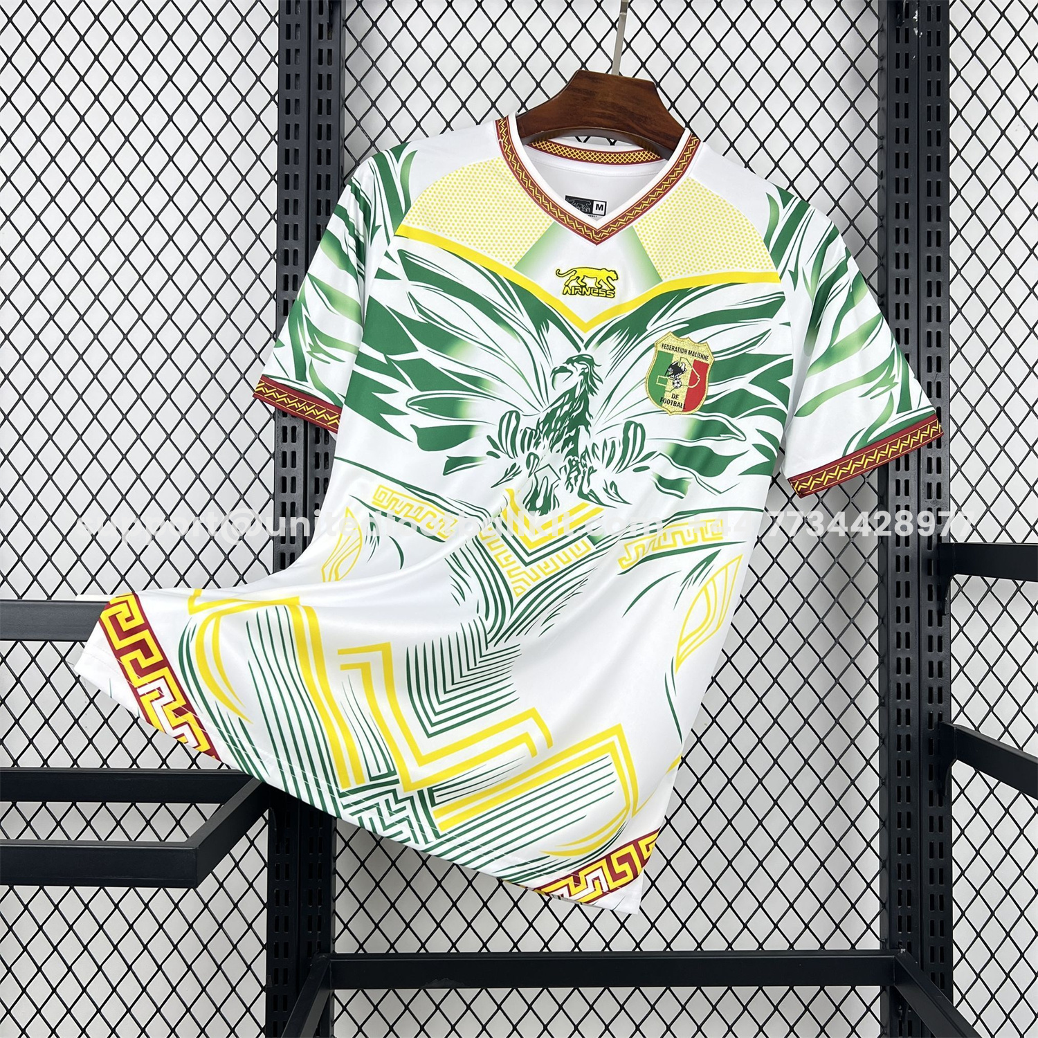 Unitedfootballkit.com | Mali 2026 Eagle White Jersey - Fans Version -Customize Name, Number and Patch | Worldwide Shipping