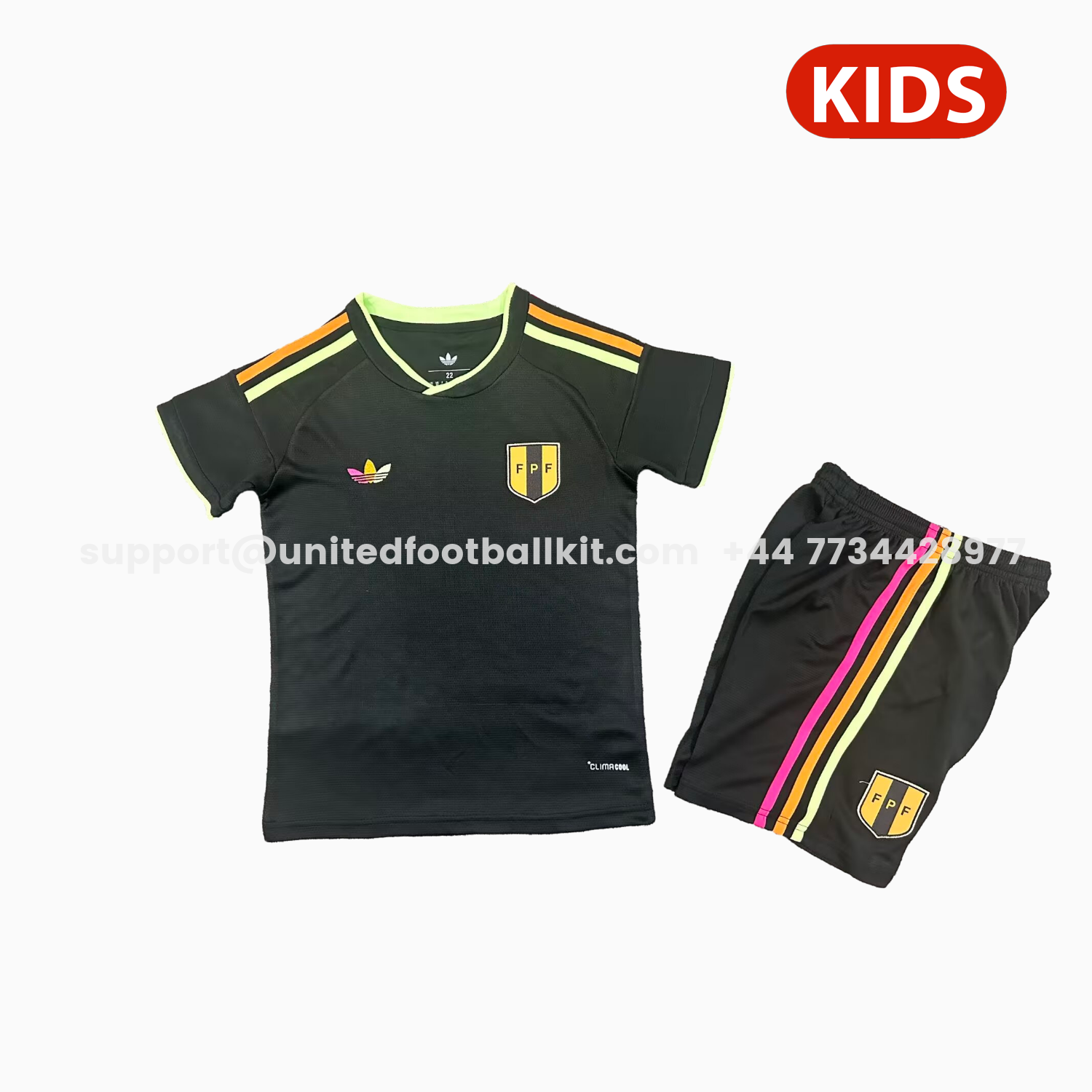 Unitedfootballkit.com | Peru 2026 Away Kids Kit -Customize Name, Number and Patch | Worldwide Shipping