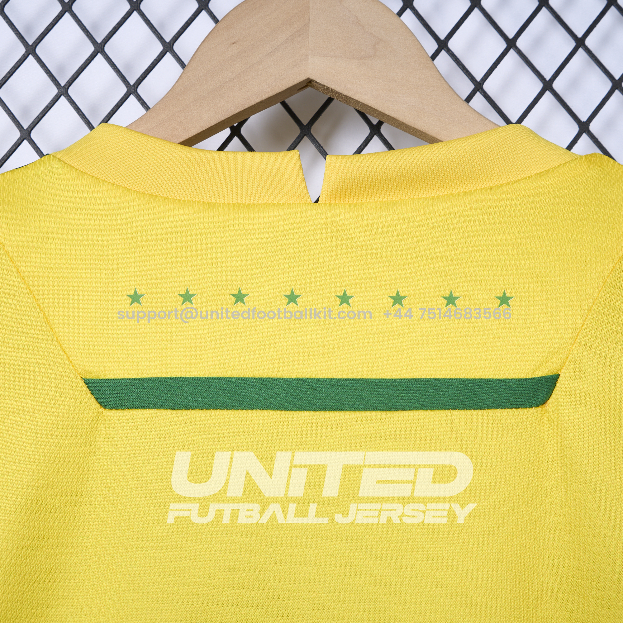Unitedfootballkit.com | Nantes 24-25 Home Stadium Jersey - Fans Version -Customize Name, Number and Patch | Worldwide Shipping