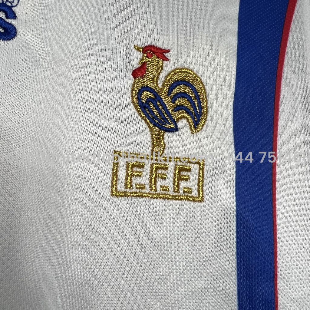 Unitedfootballkit.com | Retro France 1996 Away Jersey -Customize Name, Number and Patch | Worldwide Shipping