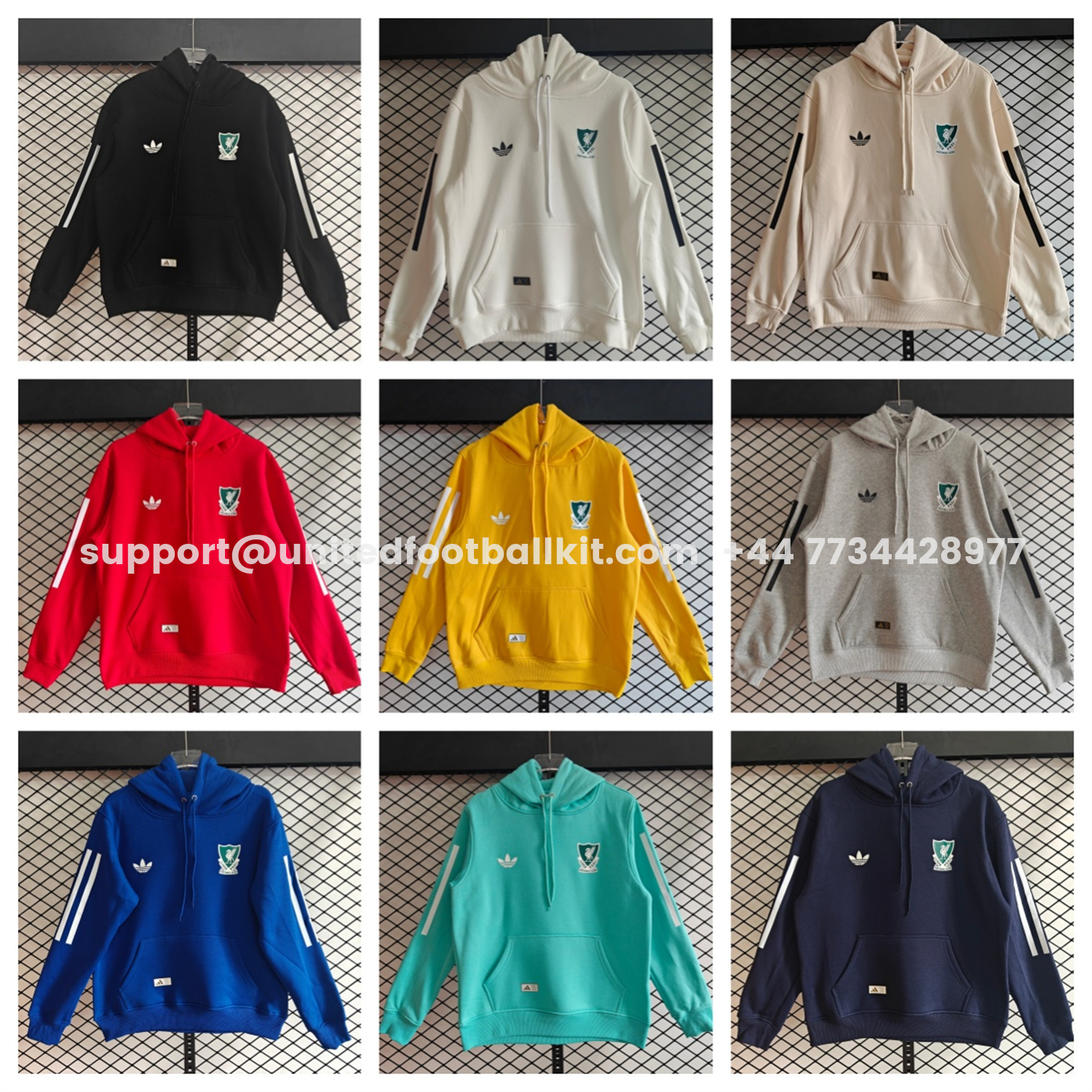 Unitedfootballkit.com | Liver.pool 25-26 Originals Terrace Icon Unisex Pullover Hoodie -Customize Name, Number and Patch | Worldwide Shipping