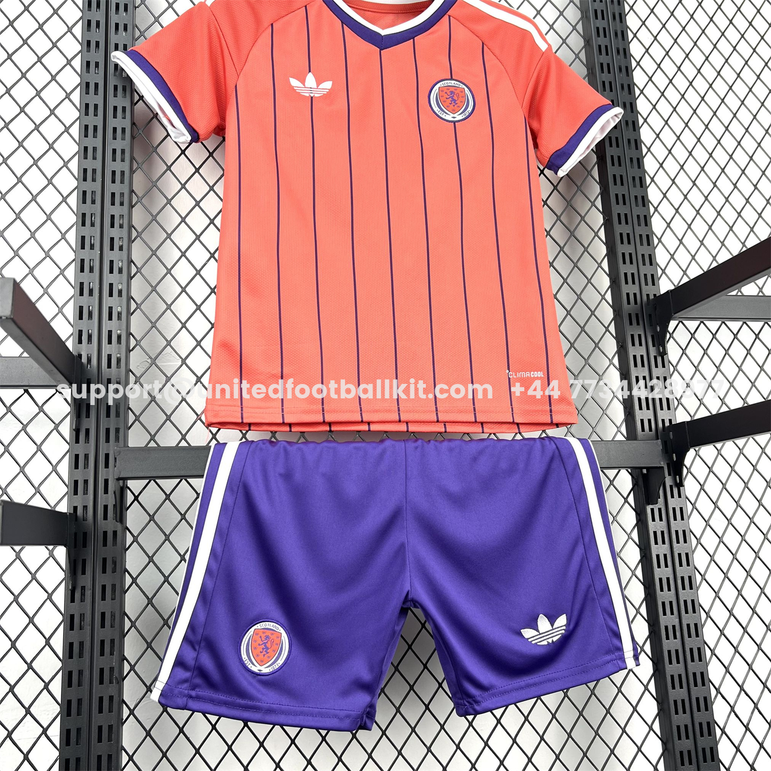 Unitedfootballkit.com | S-c-o.t l.a-n.d 2026 Away Kids Kit -Customize Name, Number and Patch | Worldwide Shipping