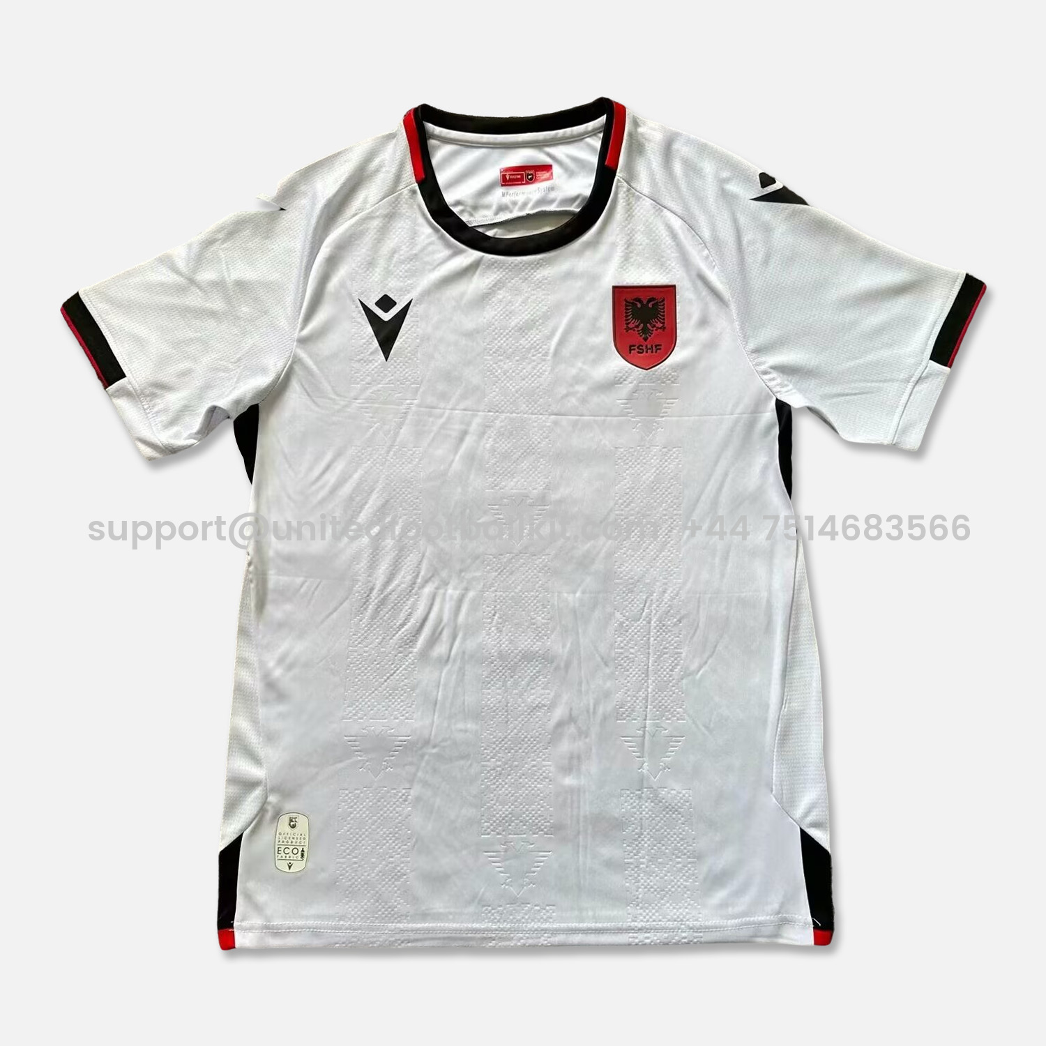 Unitedfootballkit.com | Albania 24-25 Away Jersey - Fans Version -Customize Name, Number and Patch | Worldwide Shipping