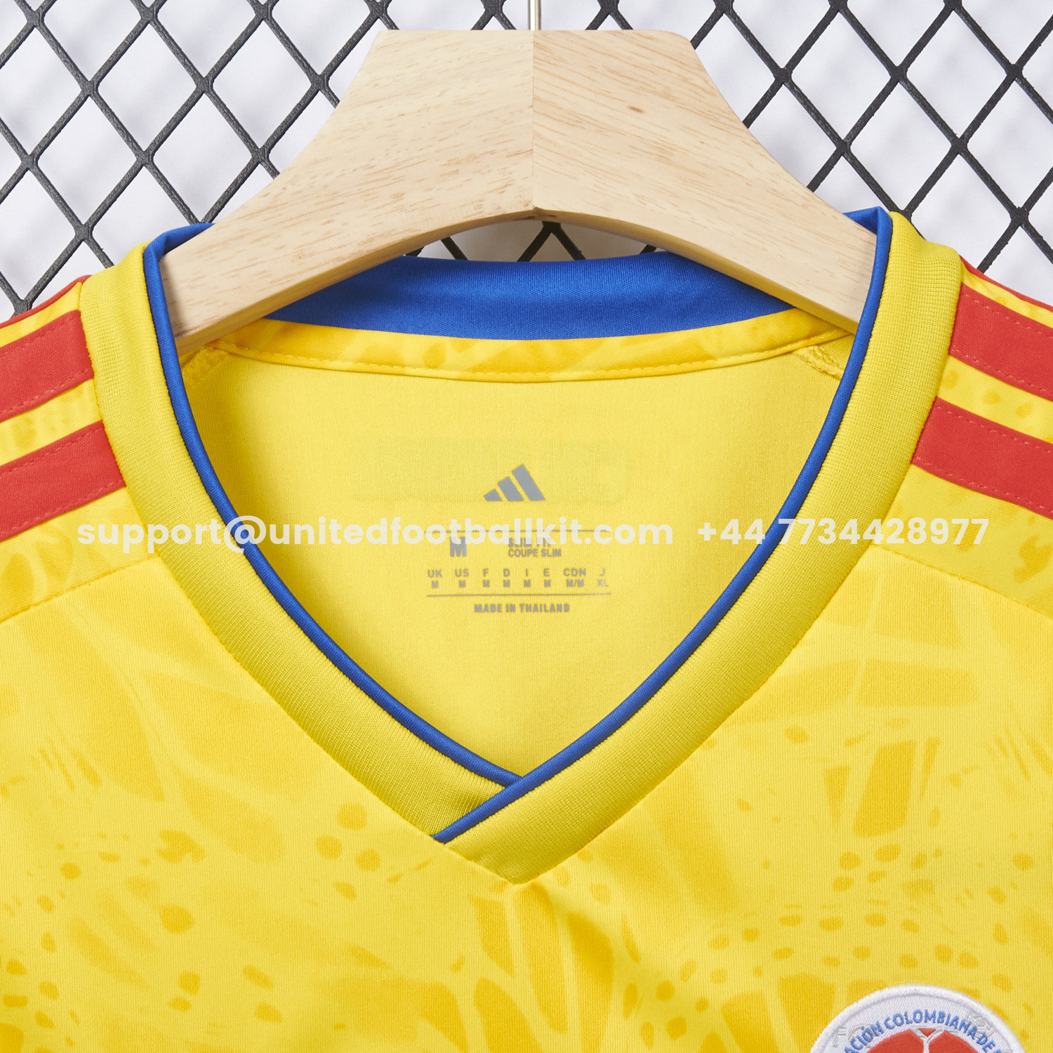 Unitedfootballkit.com | Women's Colombia 2026 Home Cropped Jersey -Customize Name, Number and Patch | Worldwide Shipping
