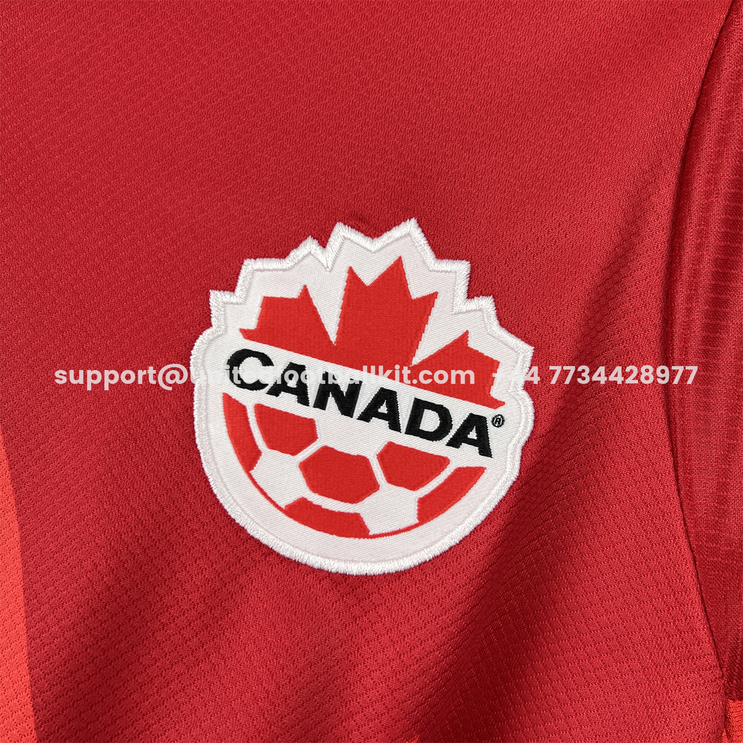 Unitedfootballkit.com | Canada 2026 Home Jersey - Fans Version -Customize Name, Number and Patch | Worldwide Shipping
