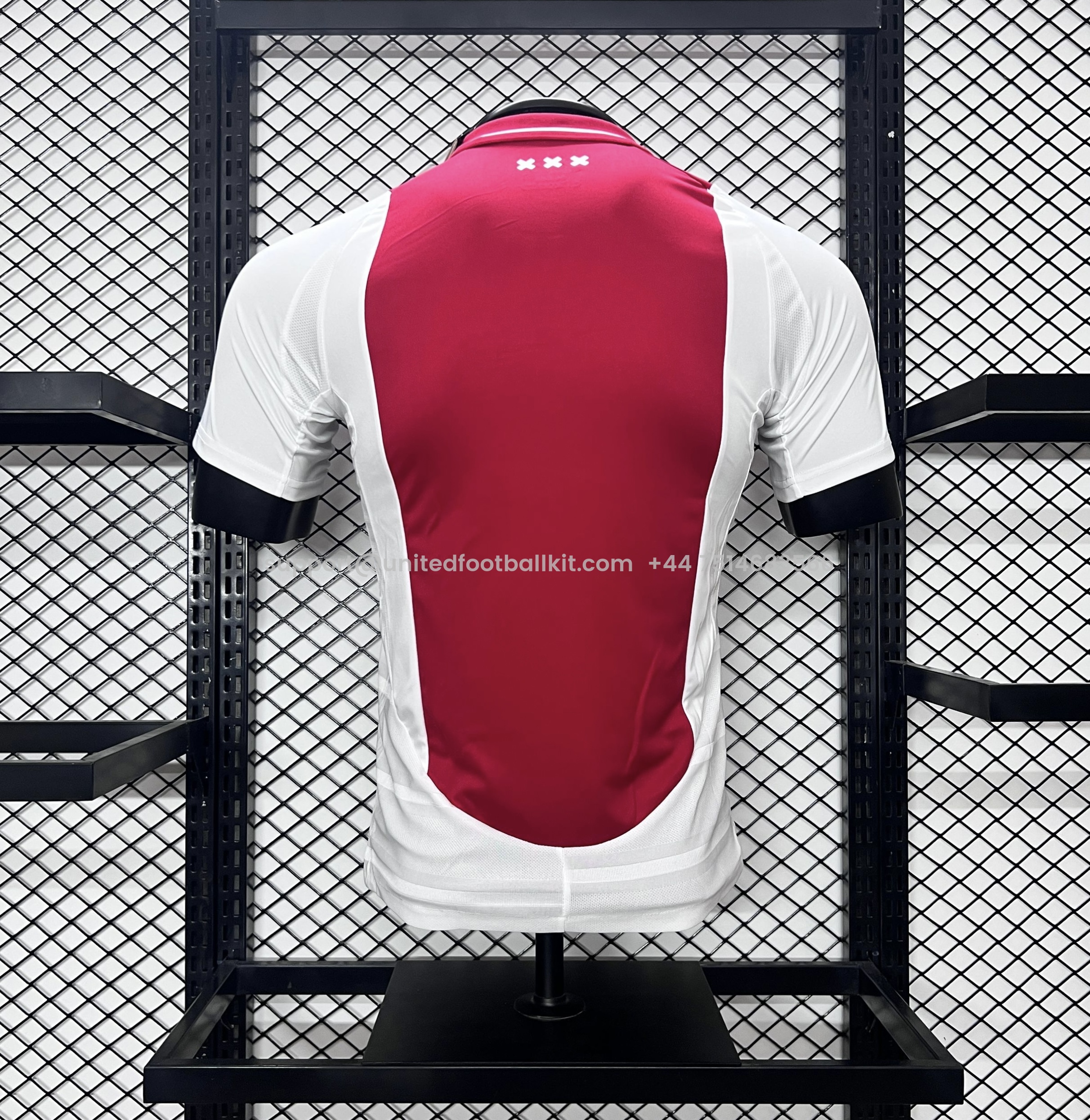 Unitedfootballkit.com | Ajax 24-25 Home Stadium Jersey - Player Version -Customize Name, Number and Patch | Worldwide Shipping