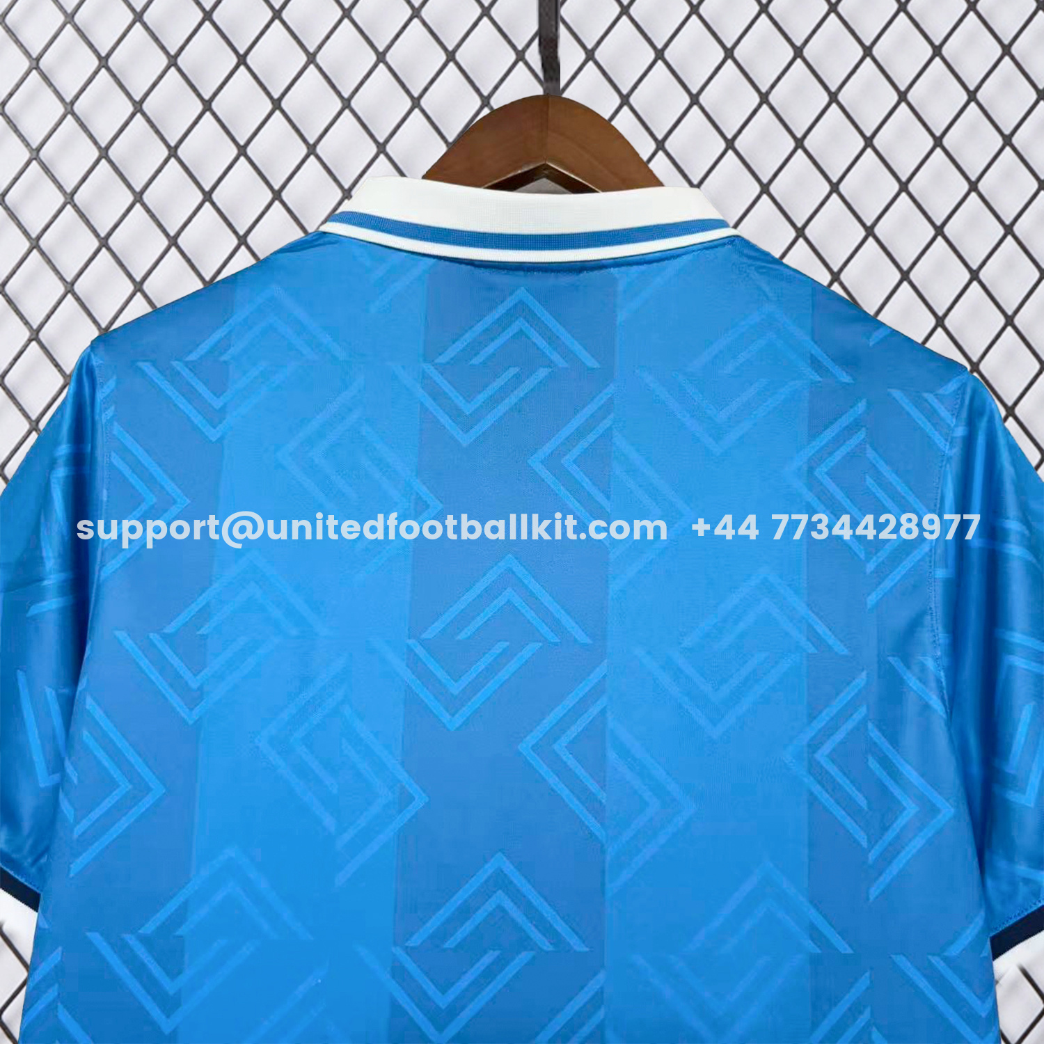 Unitedfootballkit.com | Retro Napoli 1993-94 Home Blue Jersey -Customize Name, Number and Patch | Worldwide Shipping