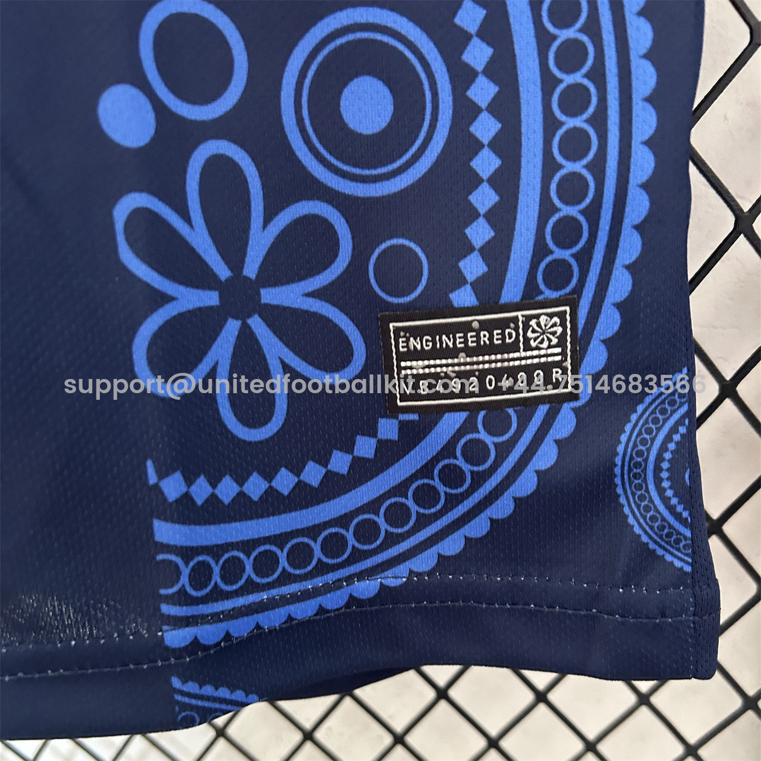 Unitedfootballkit.com | Barcelona 25-26 Paisley Patterns Blue Special Edition Jersey - Fans Version -Customize Name, Number and Patch | Worldwide Shipping