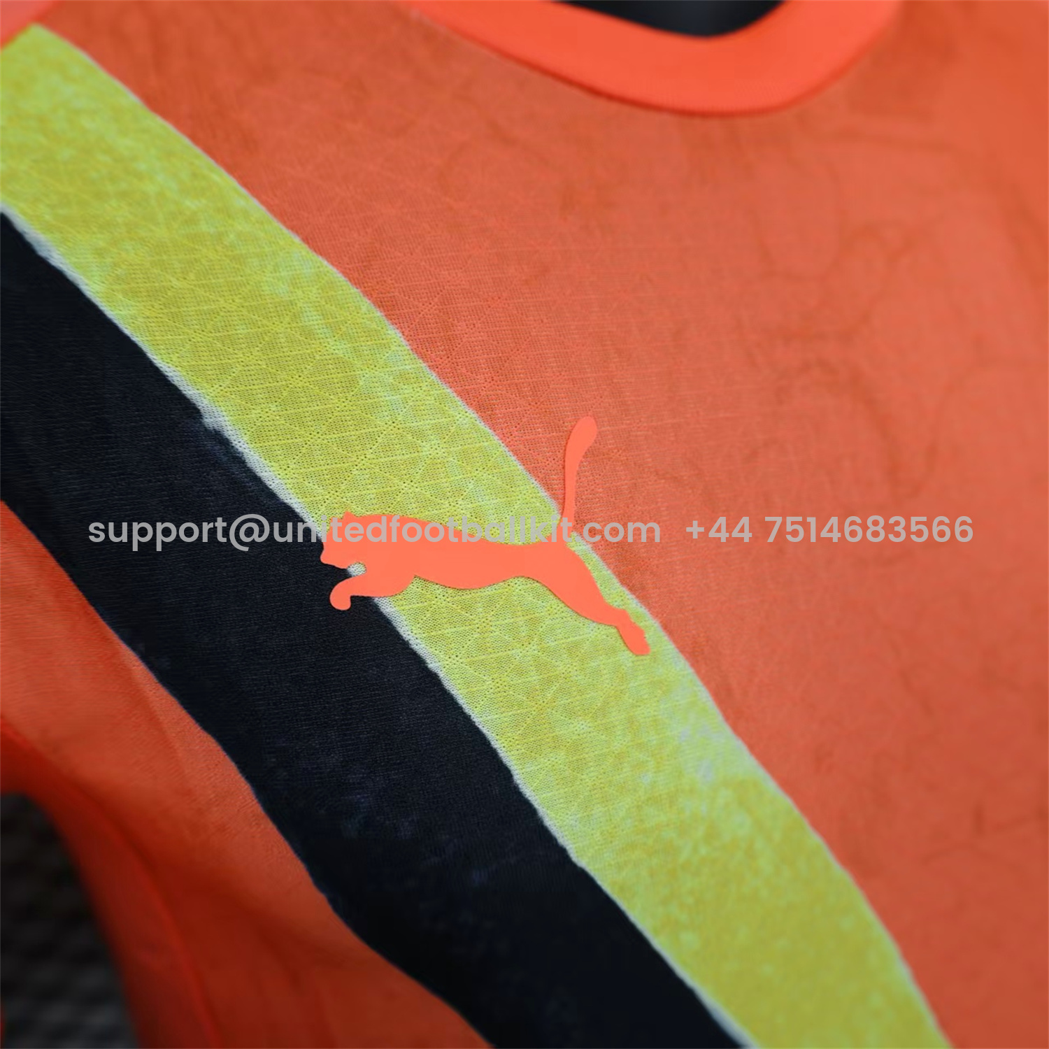 Unitedfootballkit.com | Manchester City 25-26 Orange Special Jersey - Player Version -Customize Name, Number and Patch | Worldwide Shipping