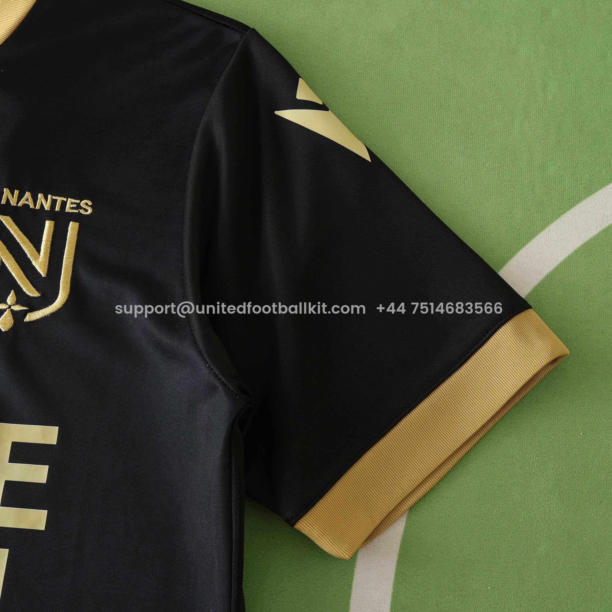 Unitedfootballkit.com | Nantes 24-25 Away Jersey - Fans Version -Customize Name, Number and Patch | Worldwide Shipping